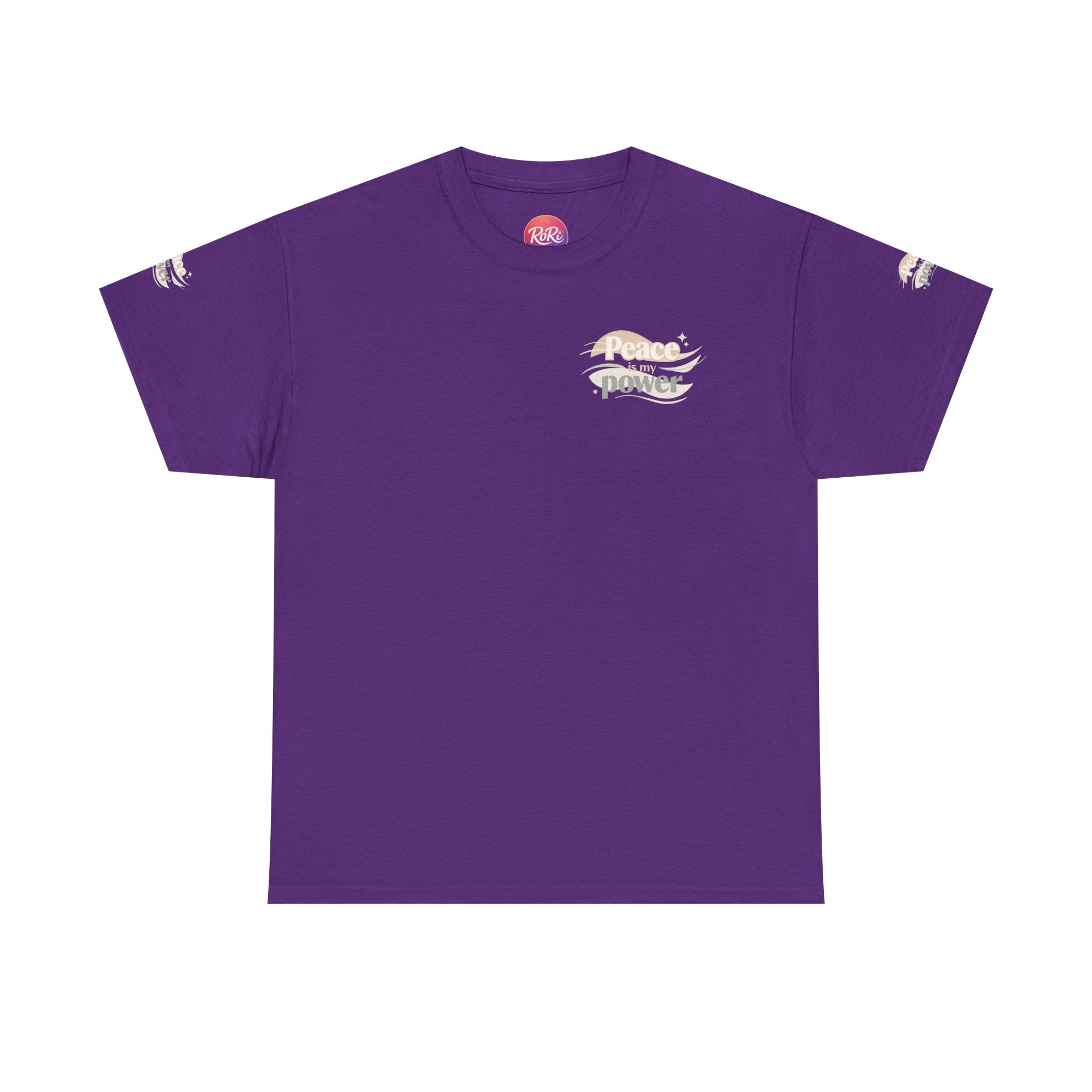 Power Mountain Tee — Minimal Retro Nature Graphic T-Shirt