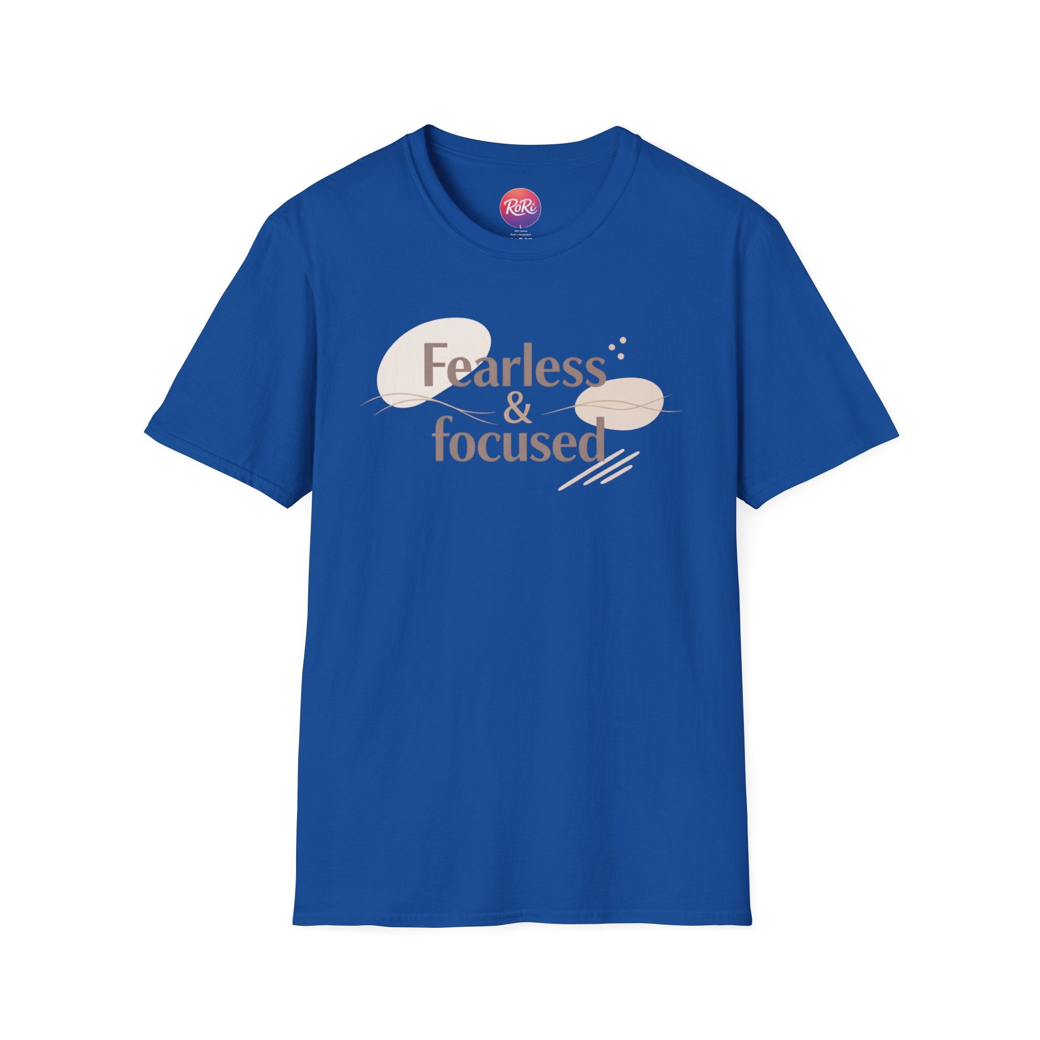 Fearless & Focused Graphic Tee — Motivational Inspirational T-Shirt