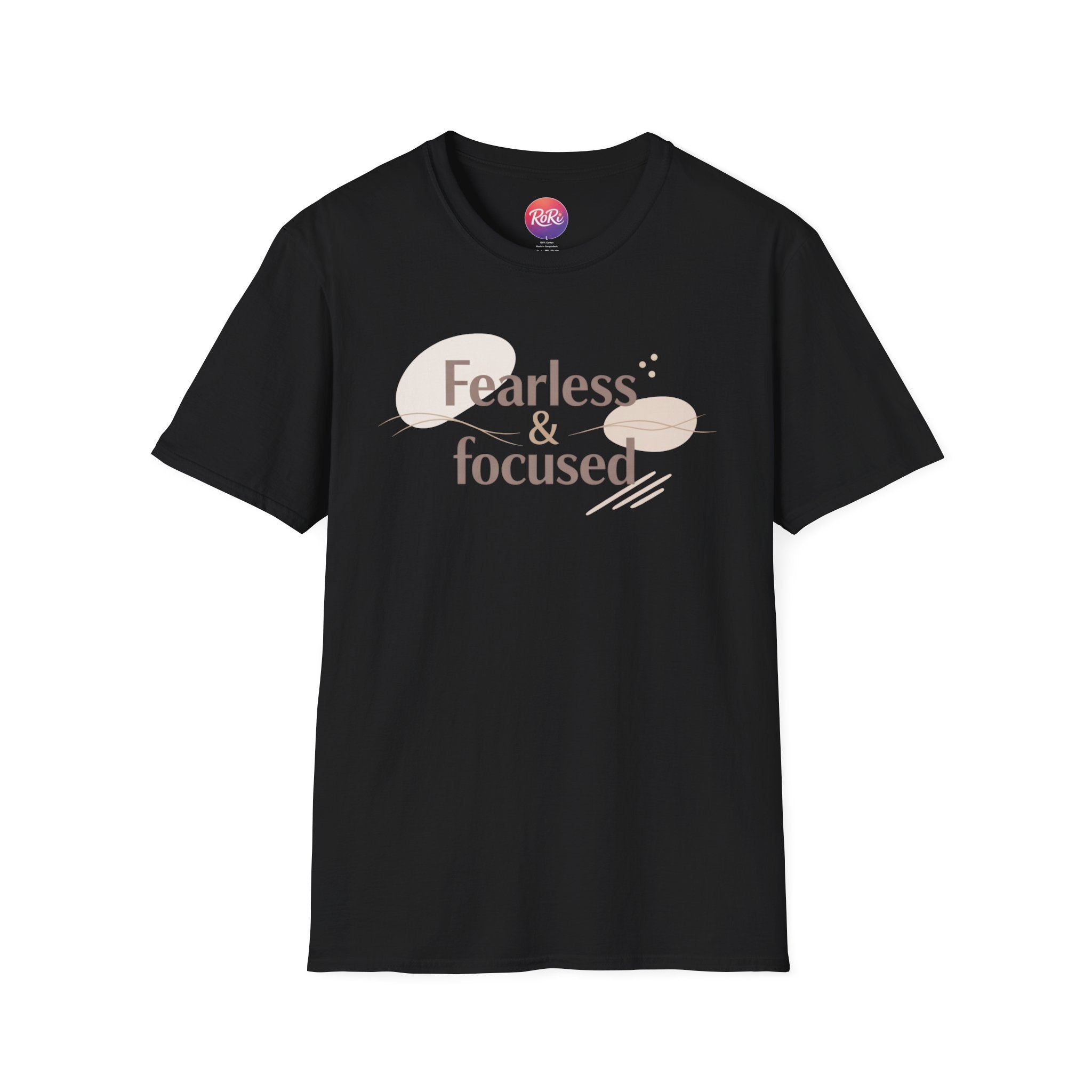 Fearless & Focused Graphic Tee — Motivational Inspirational T-Shirt