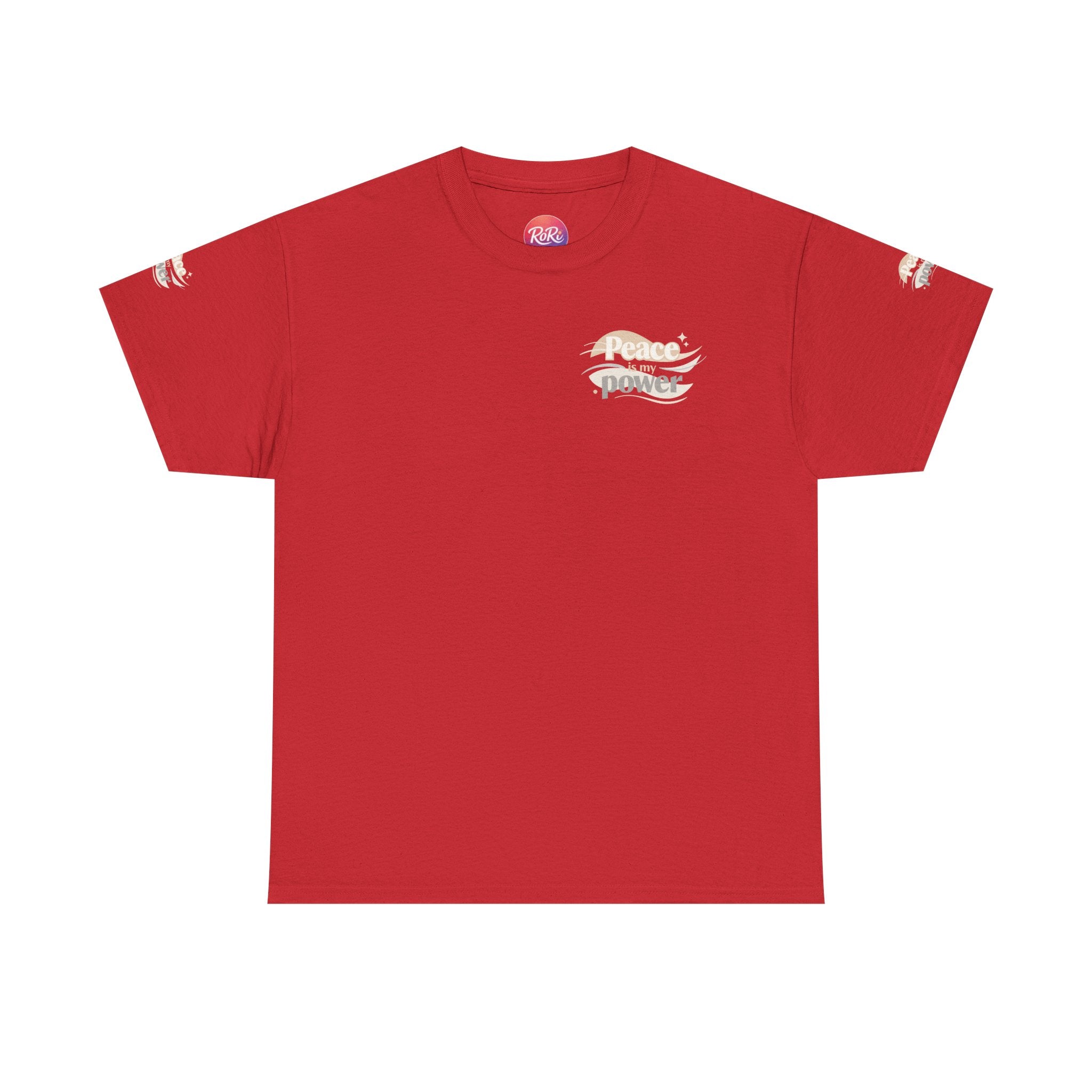 Power Mountain Tee — Minimal Retro Nature Graphic T-Shirt