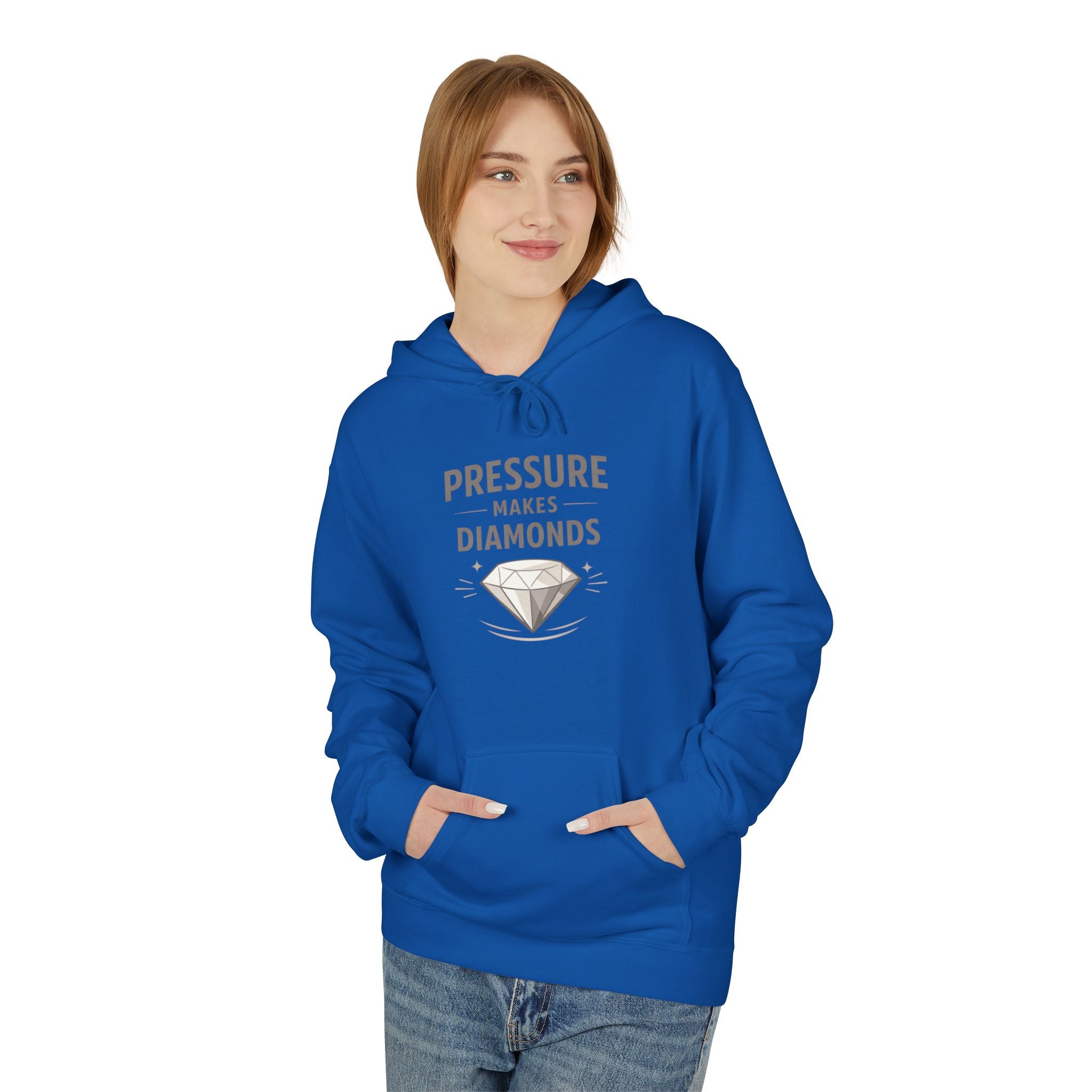 Pressure Makes Diamonds Hoodie — Inspirational Graphic Pullover | RoRi’s Ideas