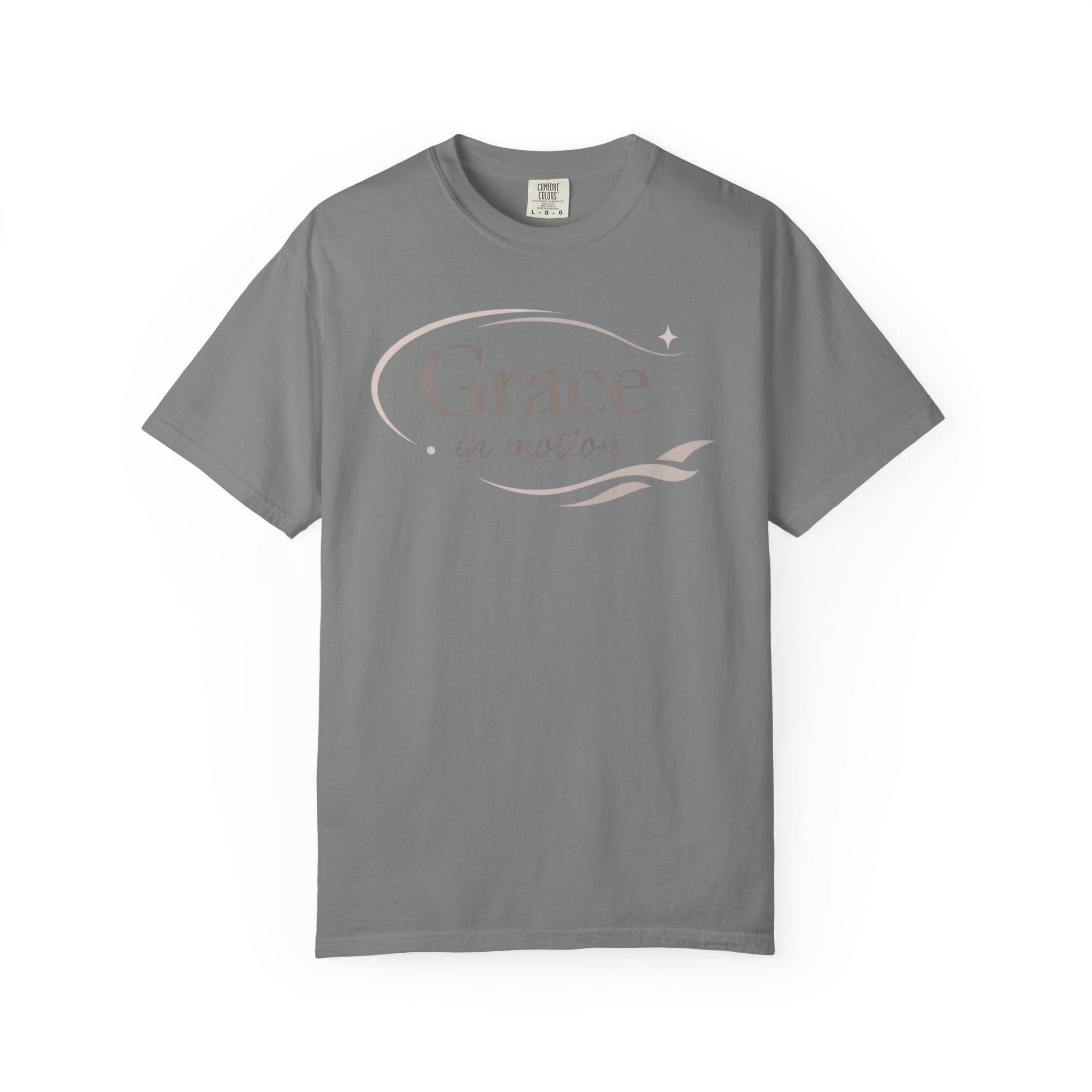 Grace in Motion T-Shirt — "Flow, don’t force" Inspirational Graphic Tee