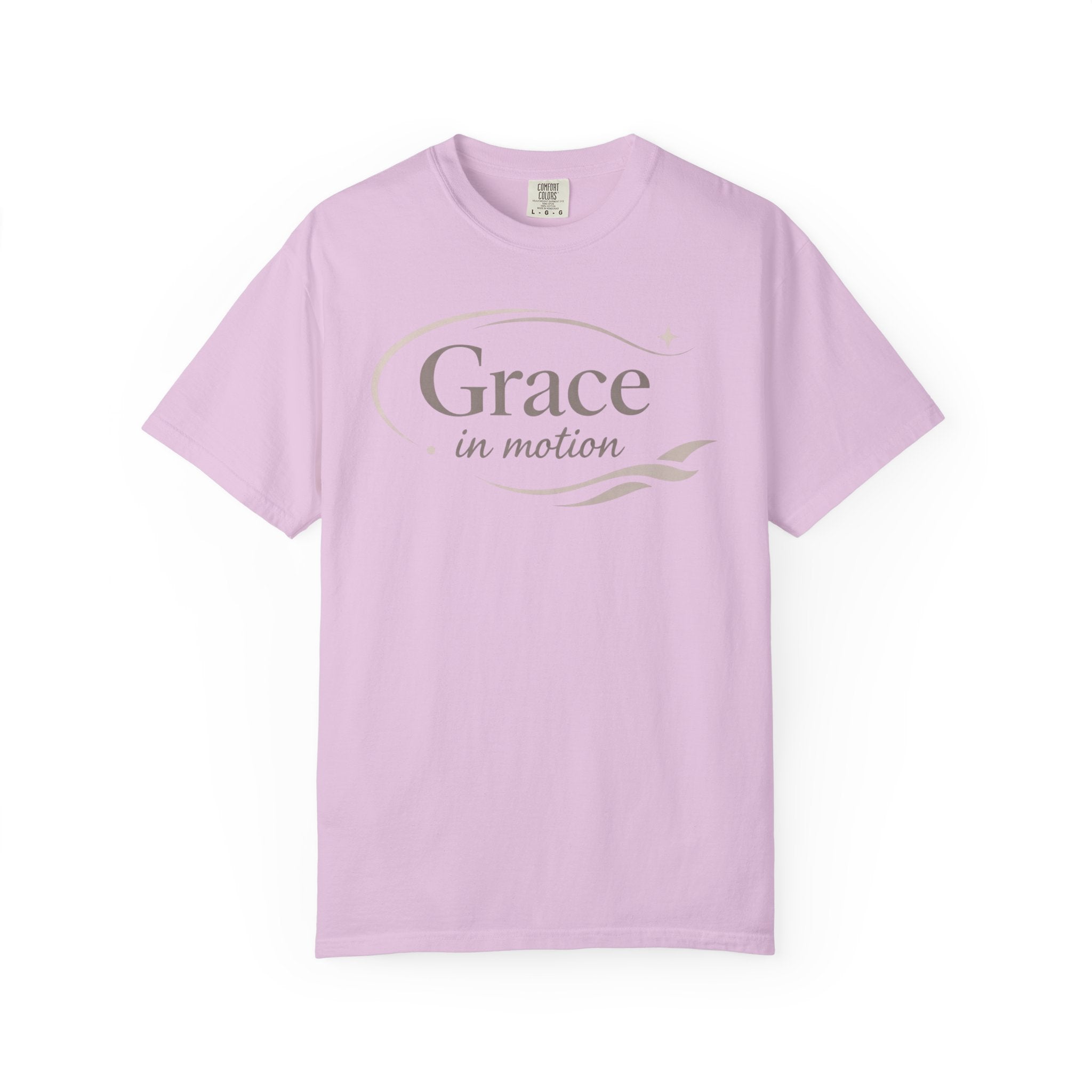 Grace in Motion T-Shirt — "Flow, don’t force" Inspirational Graphic Tee