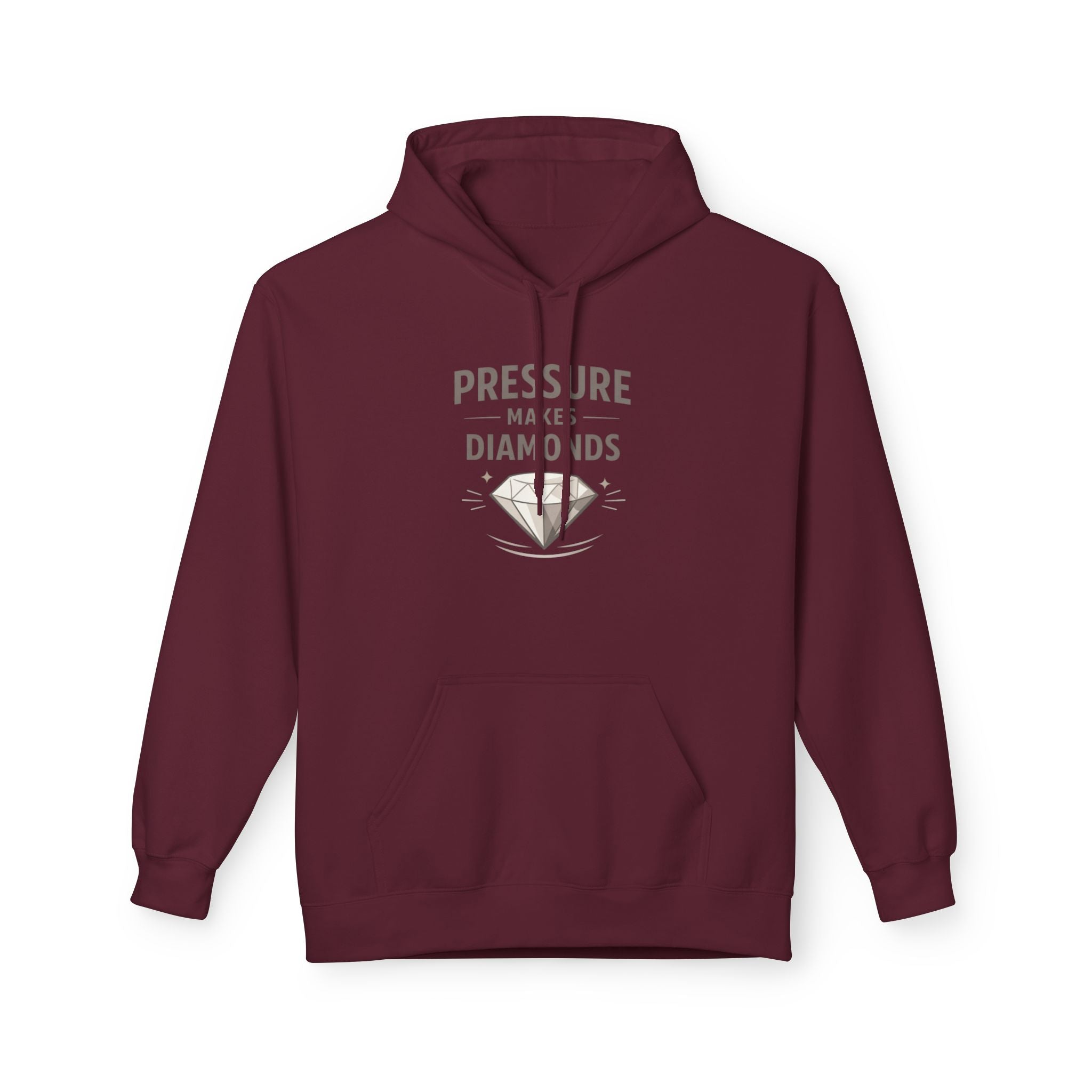 Pressure Makes Diamonds Hoodie — Inspirational Graphic Pullover | RoRi’s Ideas