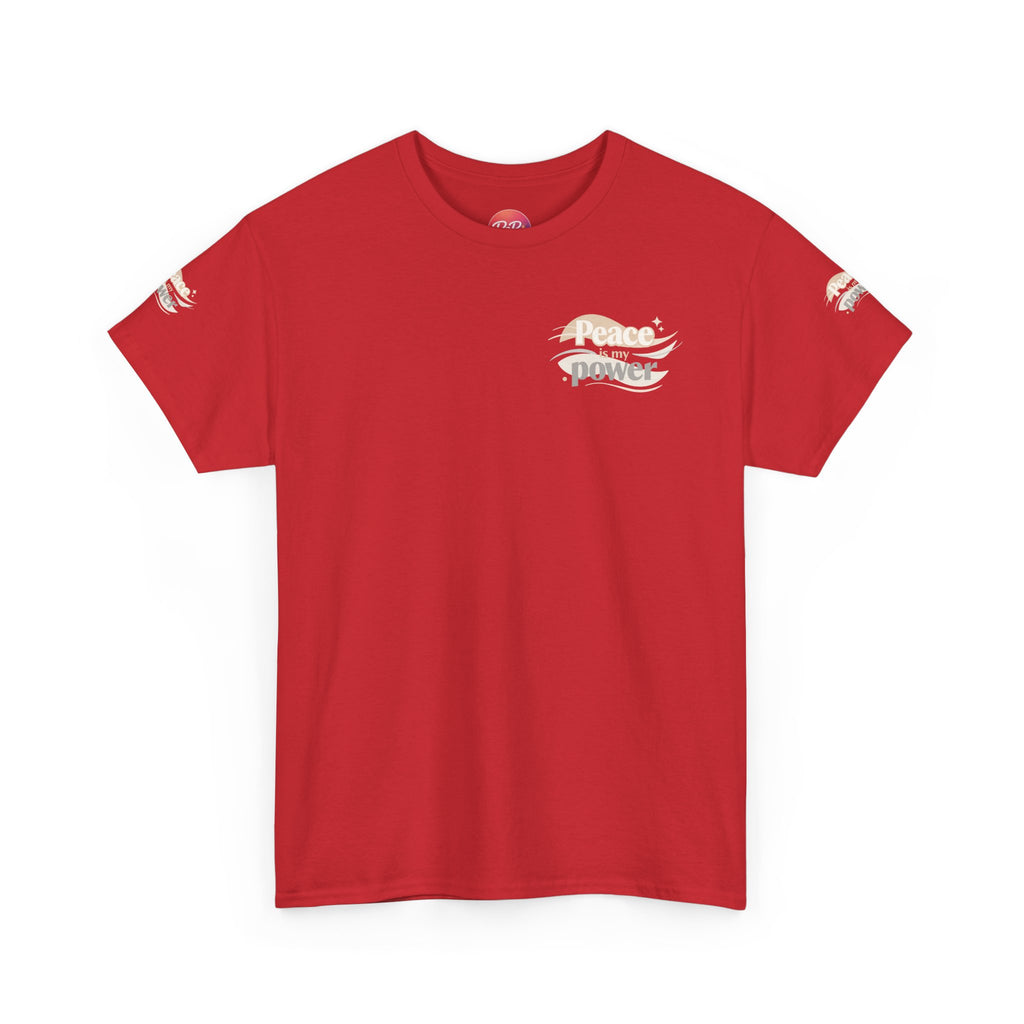 Power Mountain Tee — Minimal Retro Nature Graphic T-Shirt