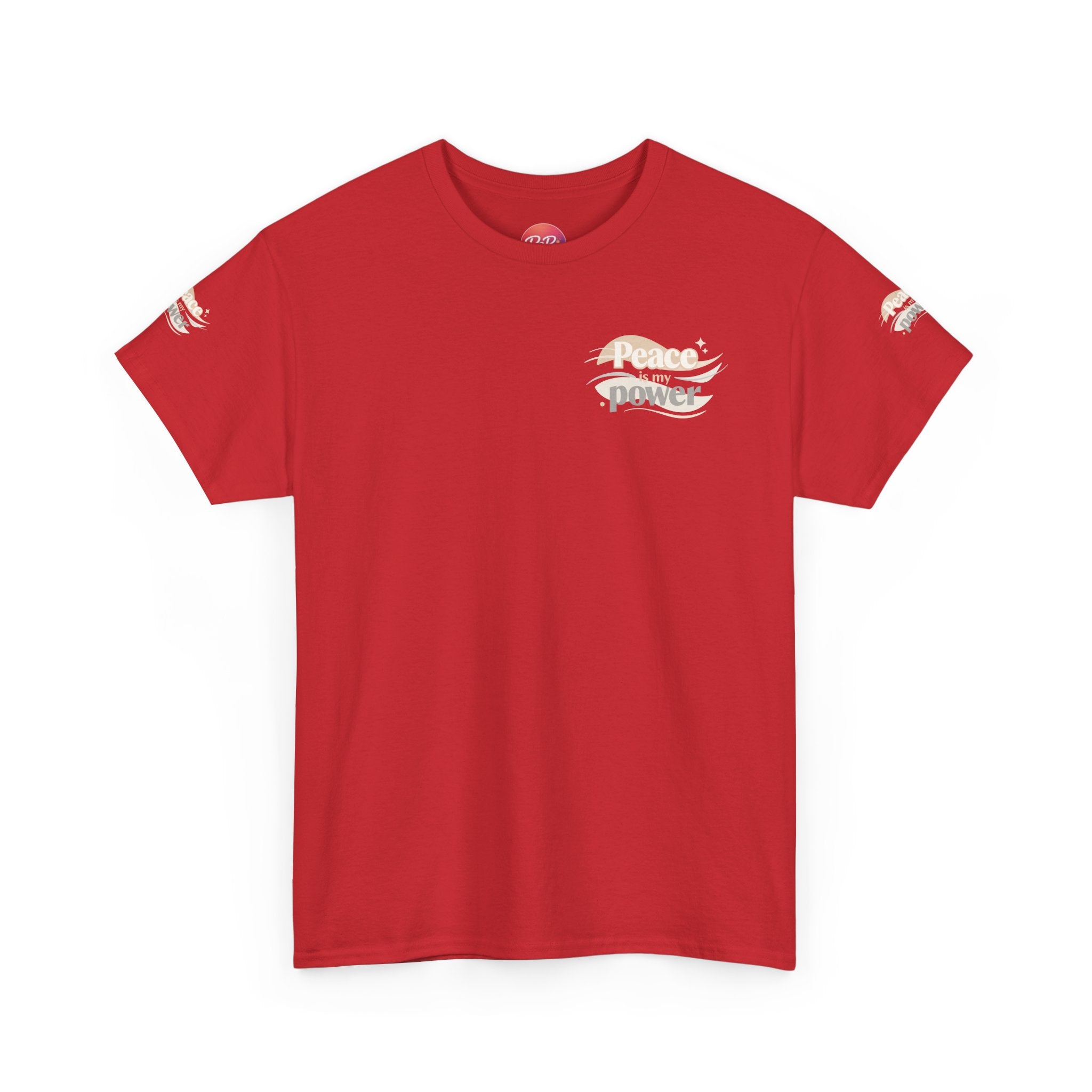 Power Mountain Tee — Minimal Retro Nature Graphic T-Shirt
