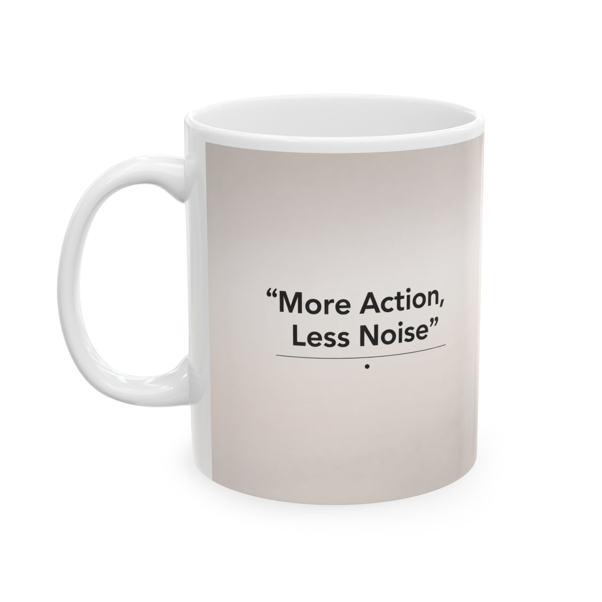 Ceramic Mug — “More Compassion, Less Criticism” Inspirational Coffee Cup I RoRi's Ideas