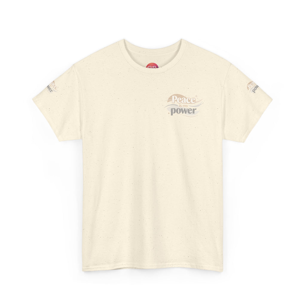 Power Mountain Tee — Minimal Retro Nature Graphic T-Shirt