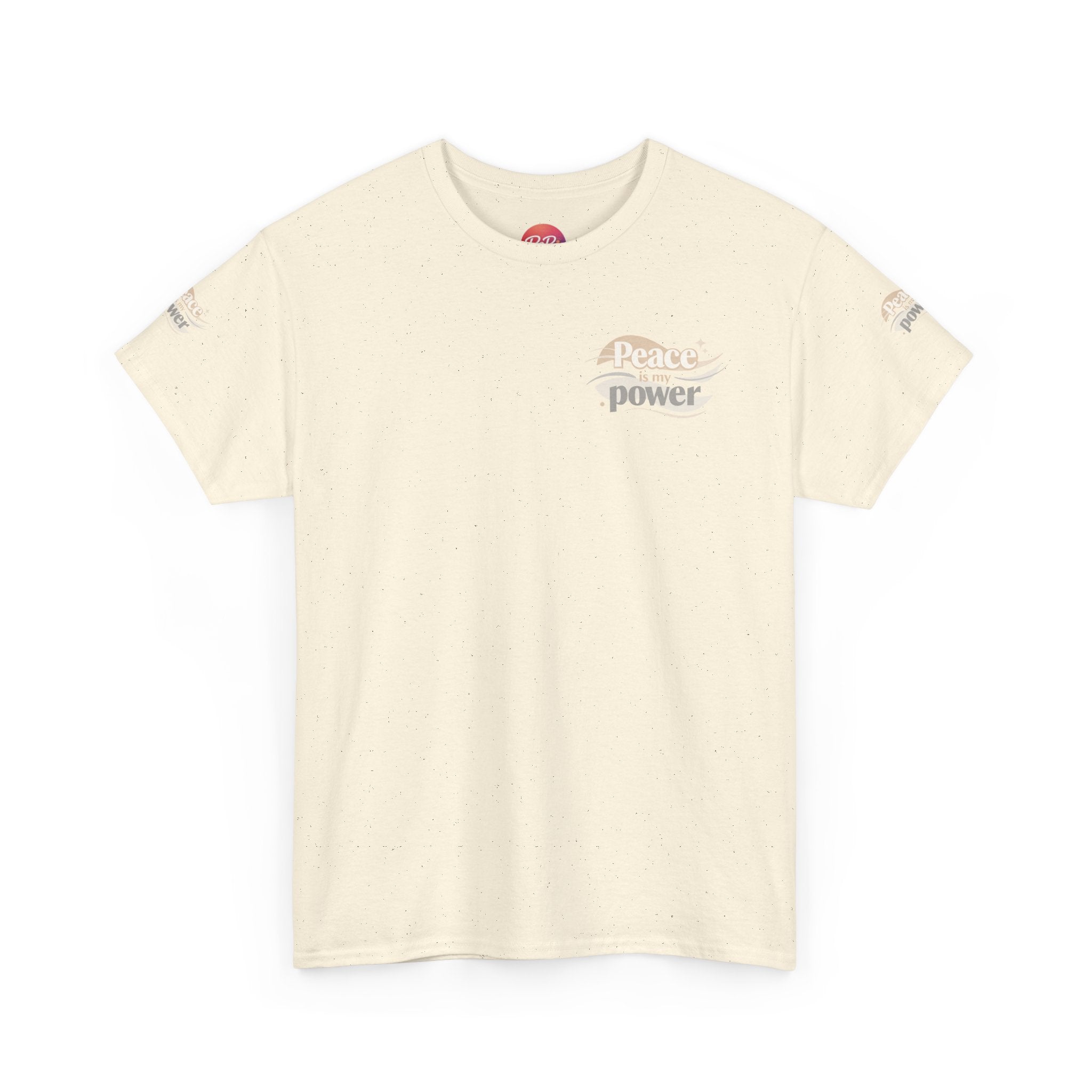 Power Mountain Tee — Minimal Retro Nature Graphic T-Shirt