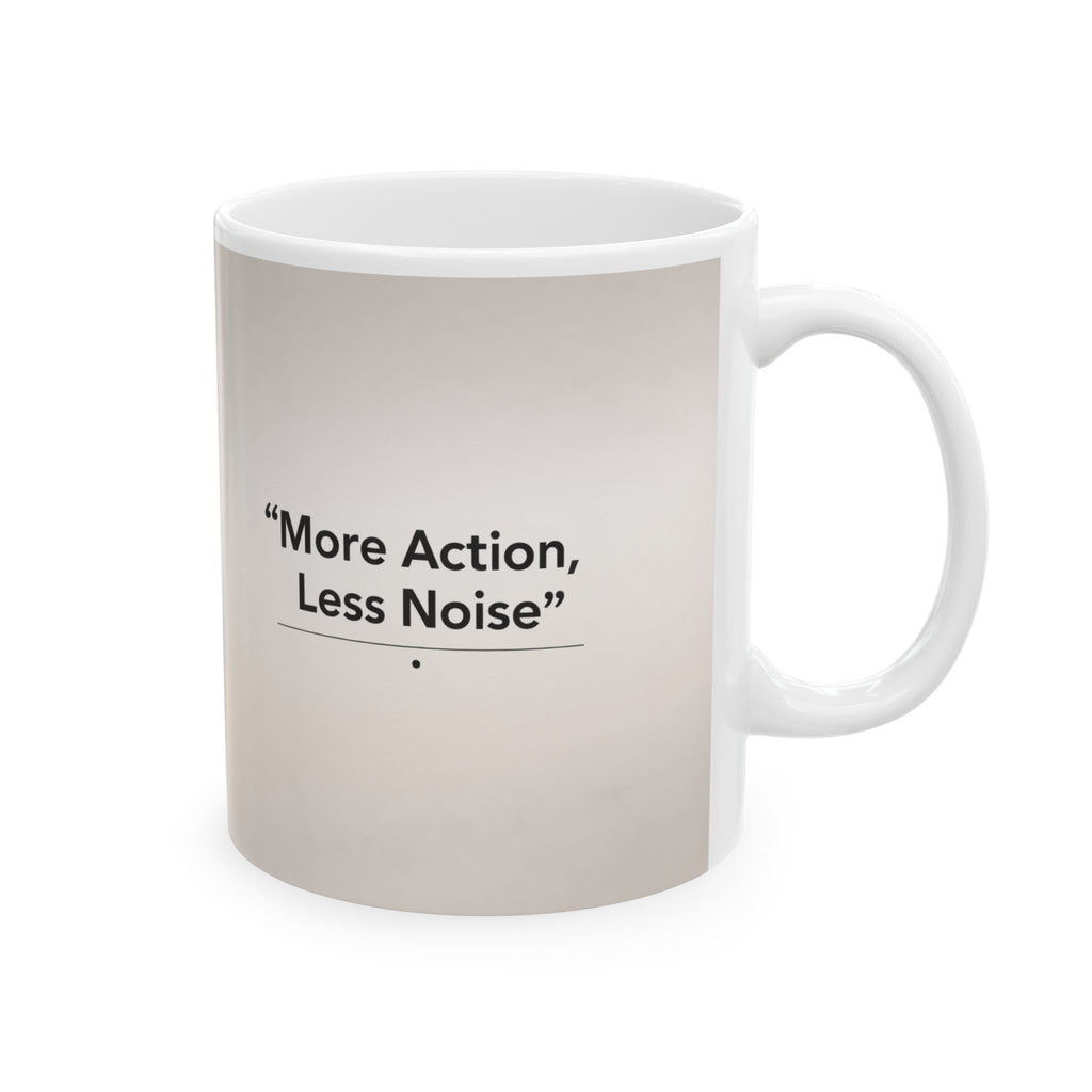Ceramic Mug — “More Compassion, Less Criticism” Inspirational Coffee Cup I RoRi's Ideas