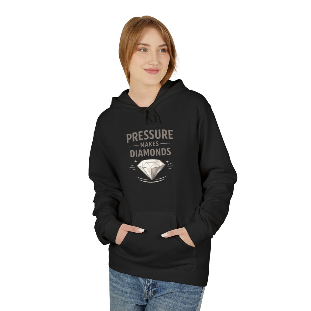 Pressure Makes Diamonds Hoodie — Inspirational Graphic Pullover | RoRi’s Ideas