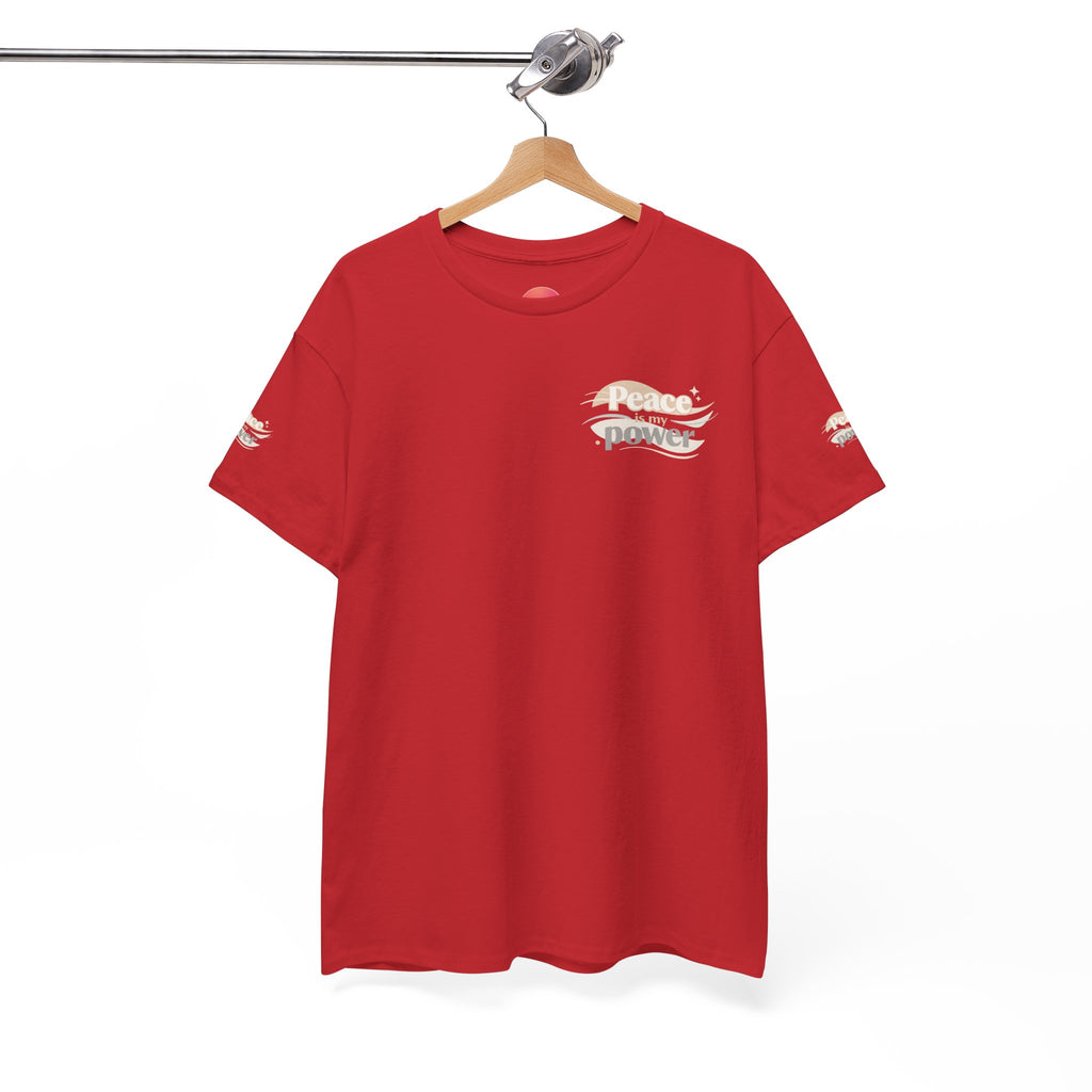 Power Mountain Tee — Minimal Retro Nature Graphic T-Shirt