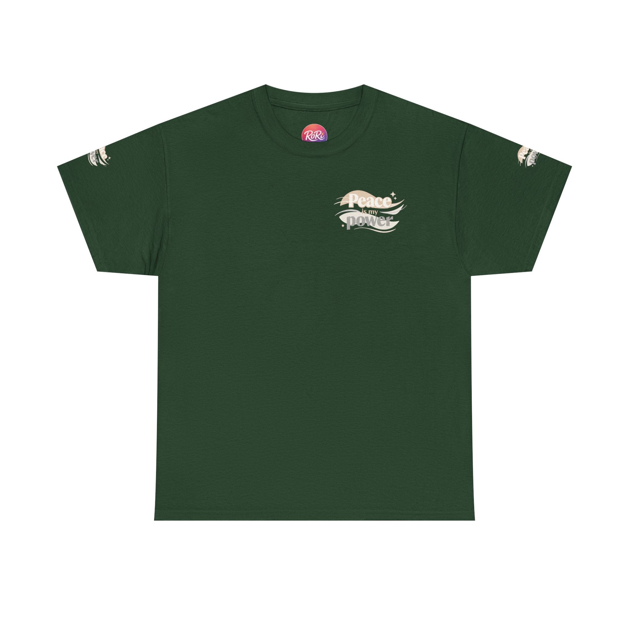 Power Mountain Tee — Minimal Retro Nature Graphic T-Shirt
