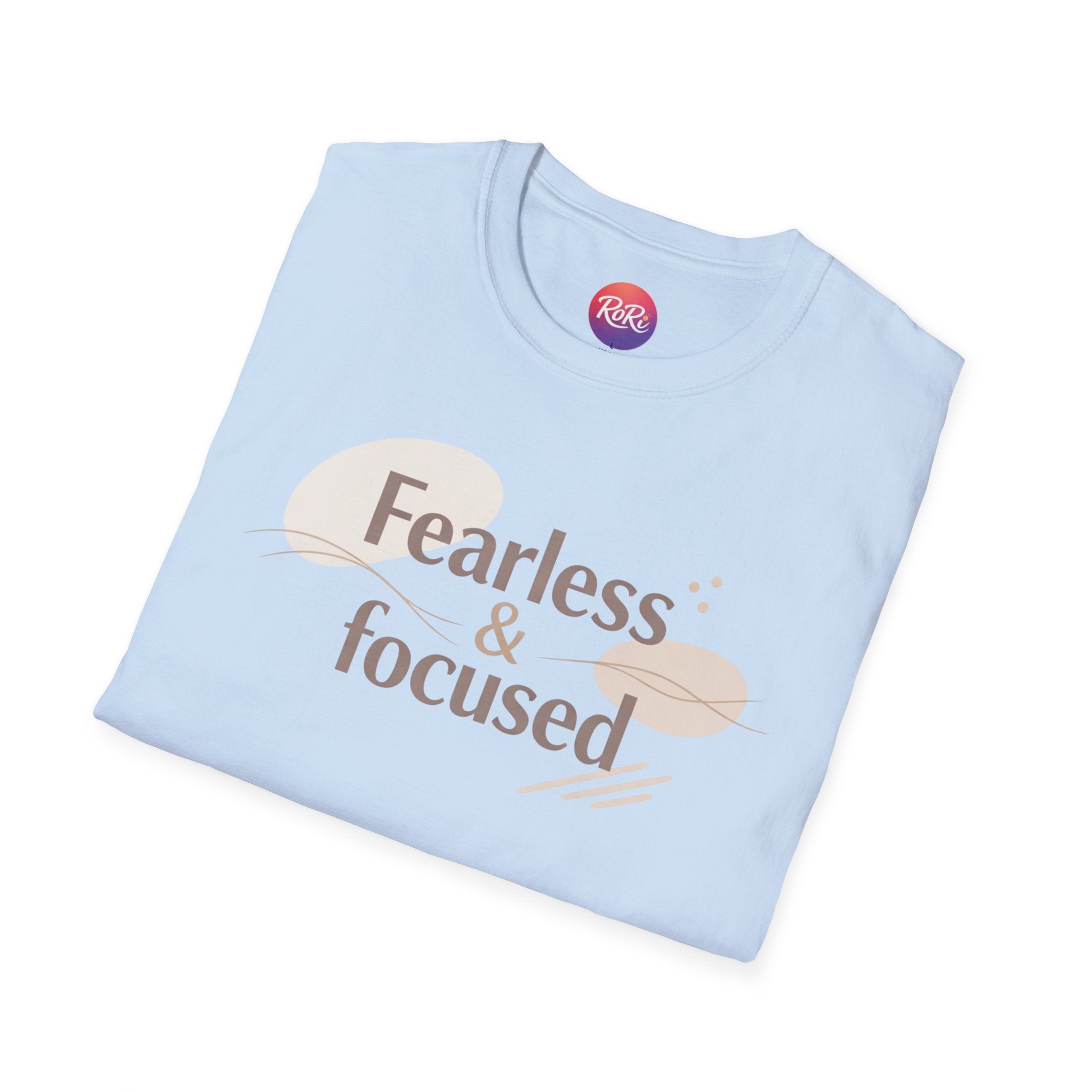 Fearless & Focused Graphic Tee — Motivational Inspirational T-Shirt