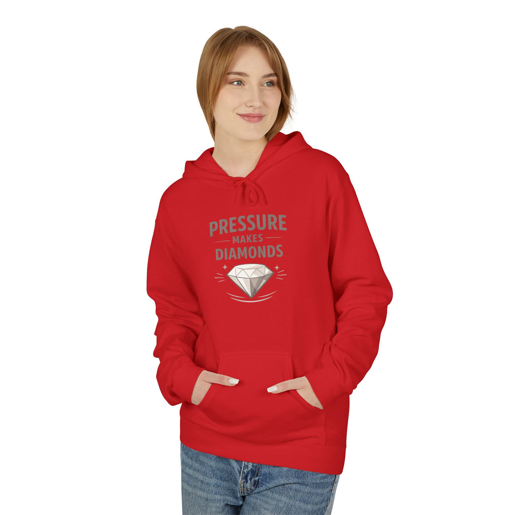 Pressure Makes Diamonds Hoodie — Inspirational Graphic Pullover | RoRi’s Ideas