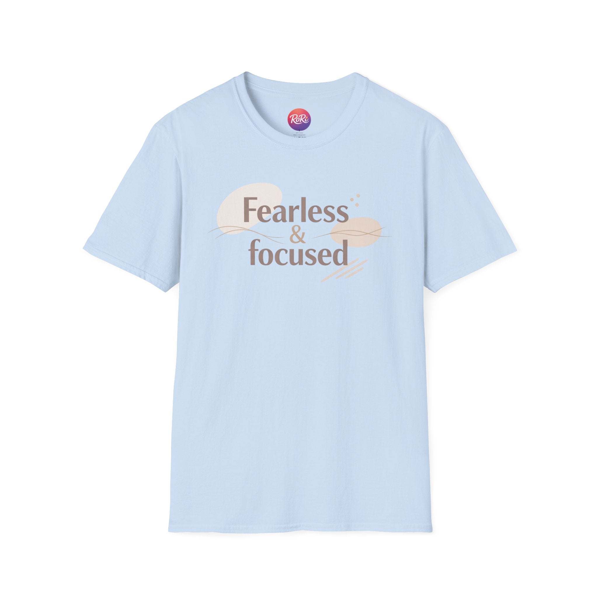 Fearless & Focused Graphic Tee — Motivational Inspirational T-Shirt
