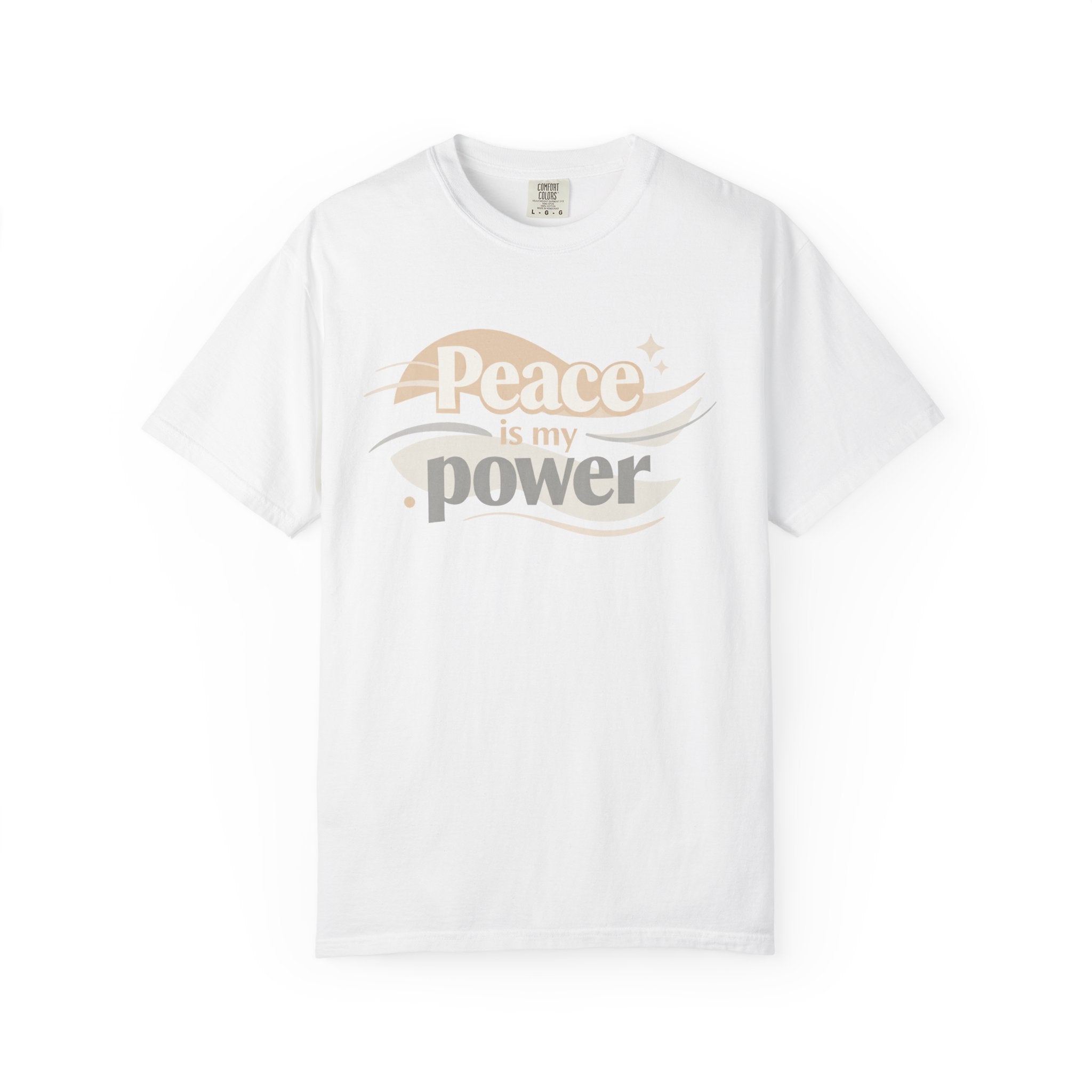 Peace Is My Power T-Shirt — Retro Peace Vibes Tee | RoRi’s Ideas