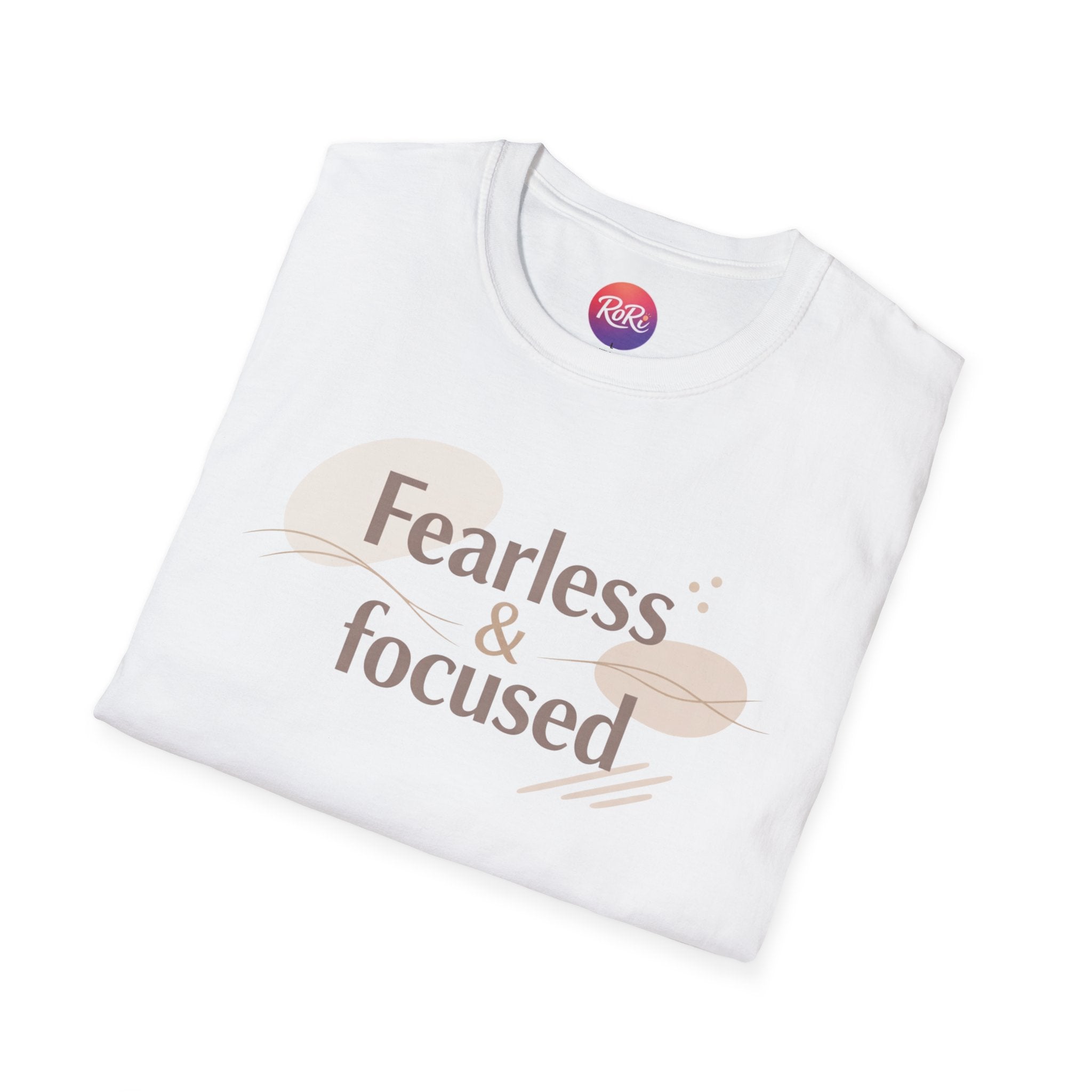 Fearless & Focused Graphic Tee — Motivational Inspirational T-Shirt