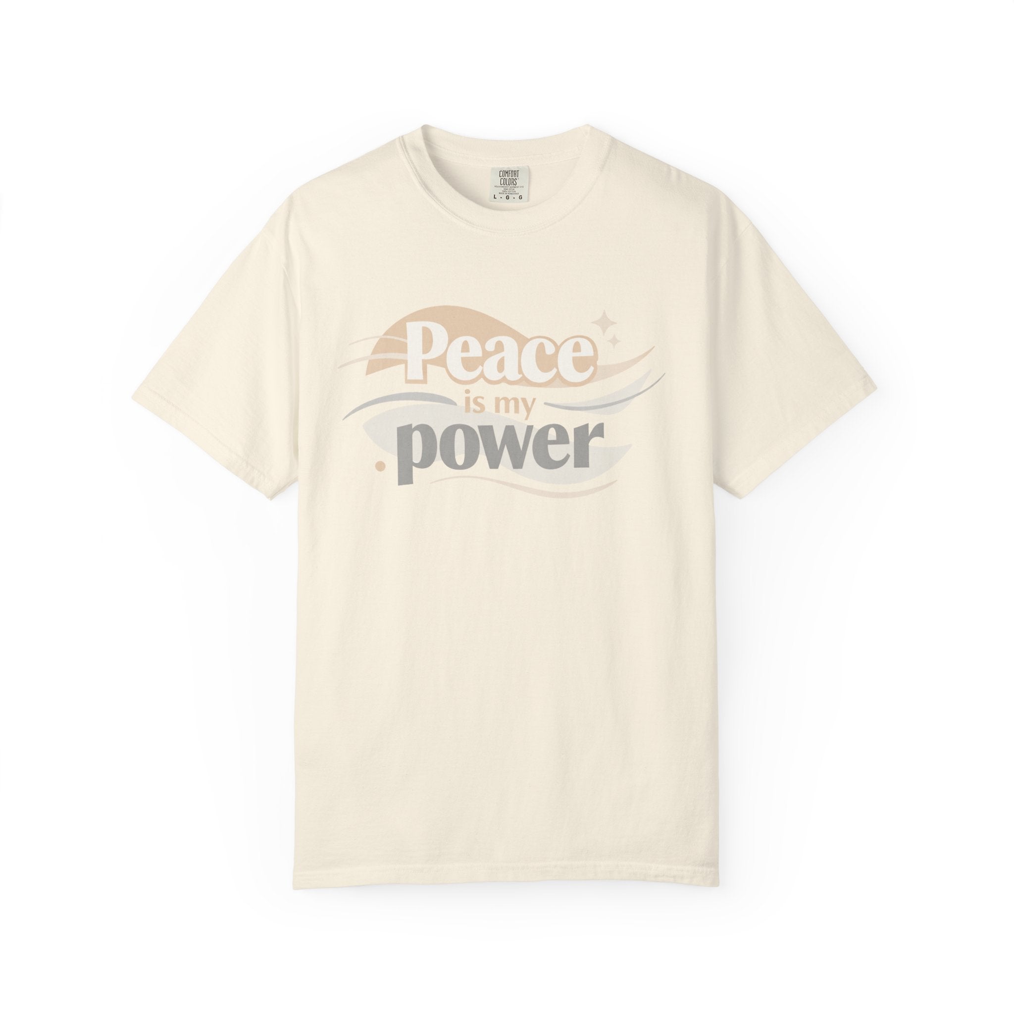 Peace Is My Power T-Shirt — Retro Peace Vibes Tee | RoRi’s Ideas