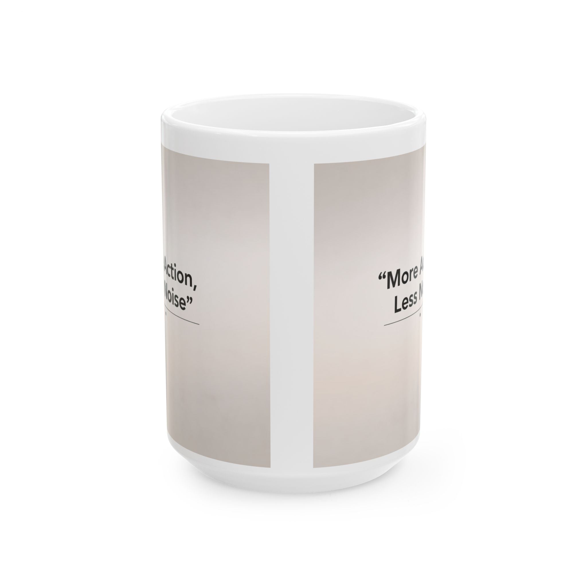 Ceramic Mug — “More Compassion, Less Criticism” Inspirational Coffee Cup I RoRi's Ideas