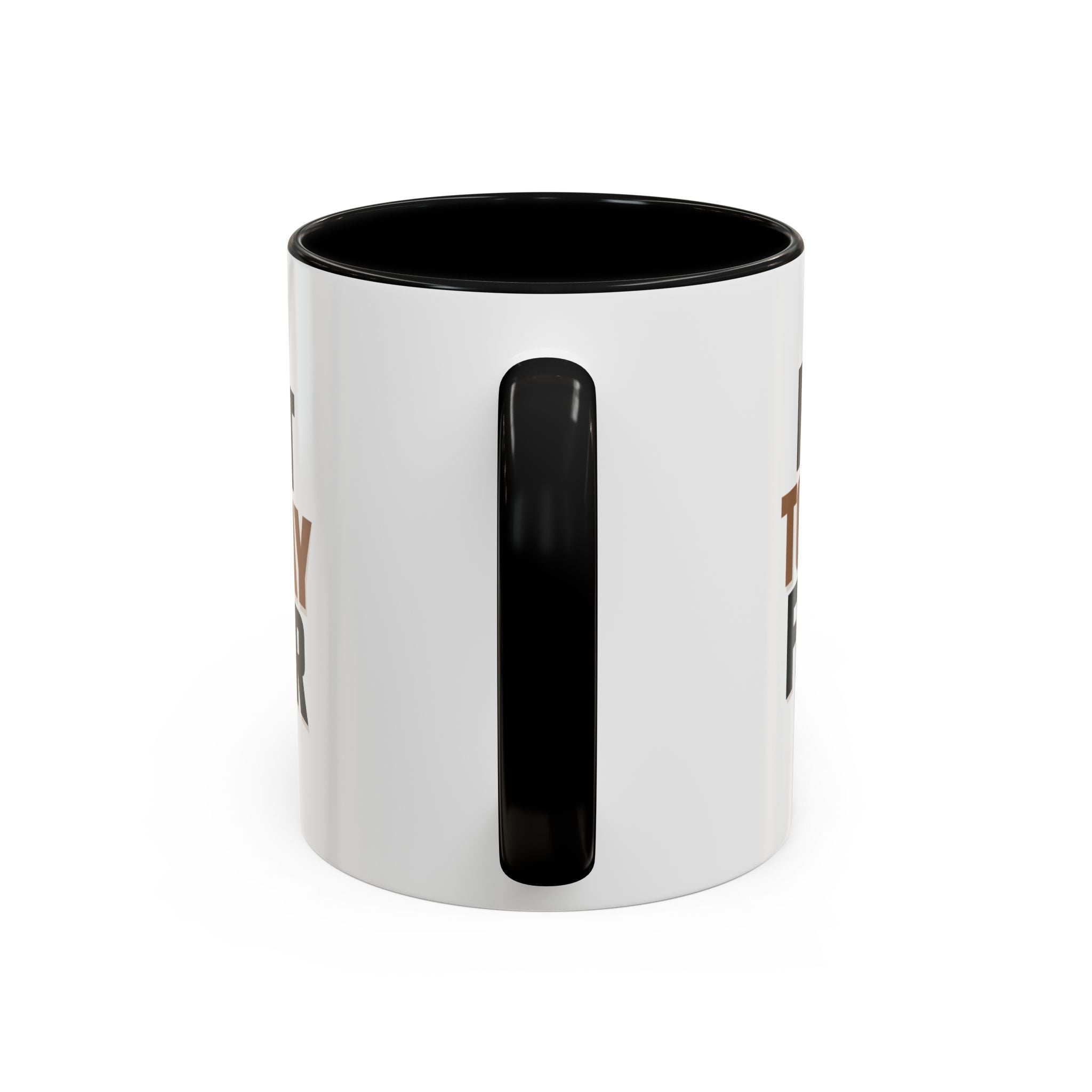 Not Today Fear Accent Coffee Mug — Motivational 11/15oz Ceramic Mug
