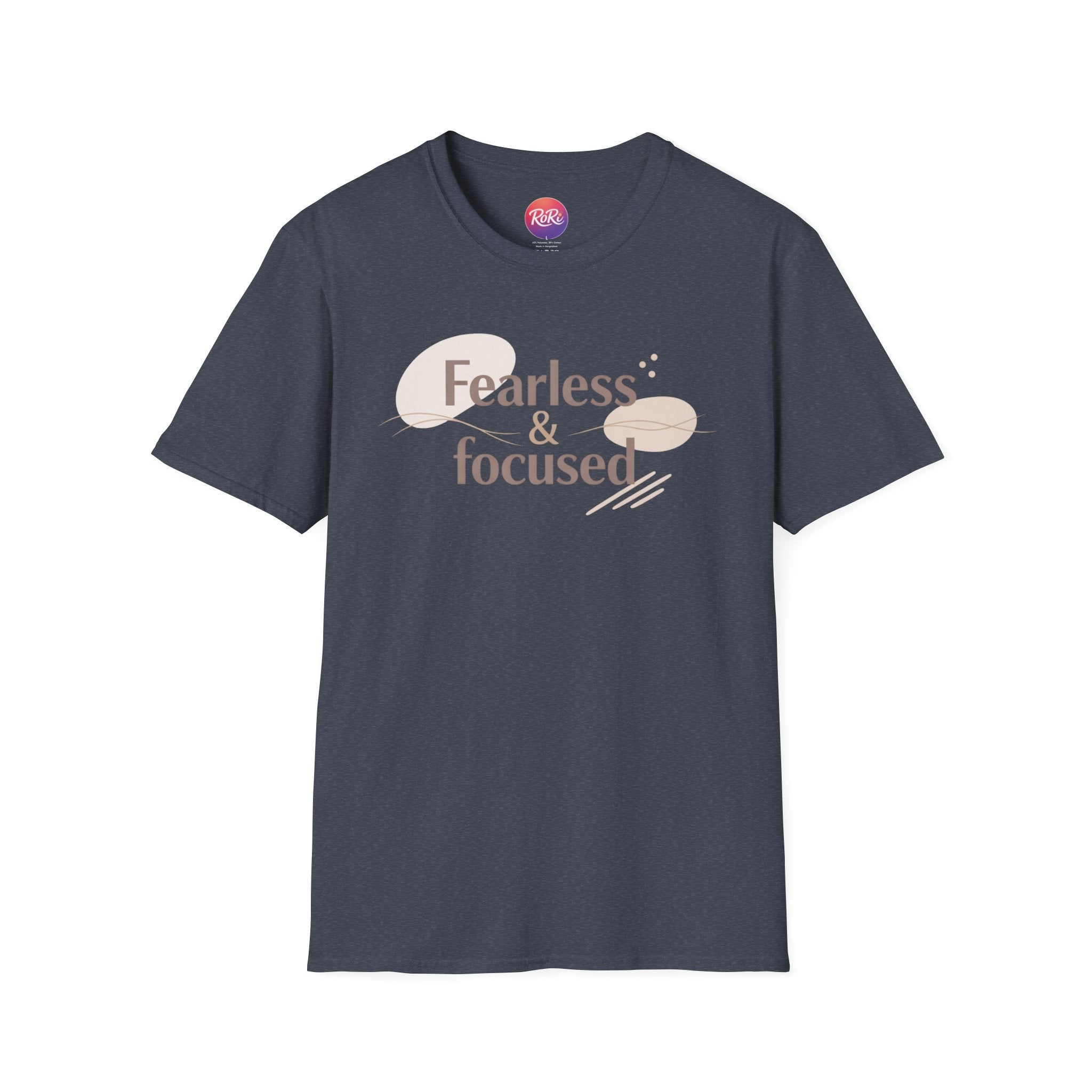 Fearless & Focused Graphic Tee — Motivational Inspirational T-Shirt