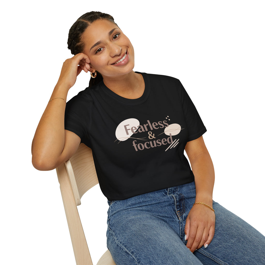 Fearless & Focused Graphic Tee — Motivational Inspirational T-Shirt