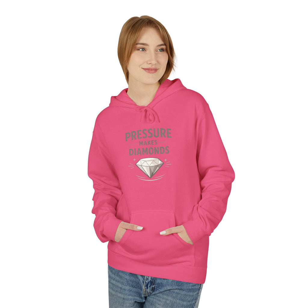 Pressure Makes Diamonds Hoodie — Inspirational Graphic Pullover | RoRi’s Ideas