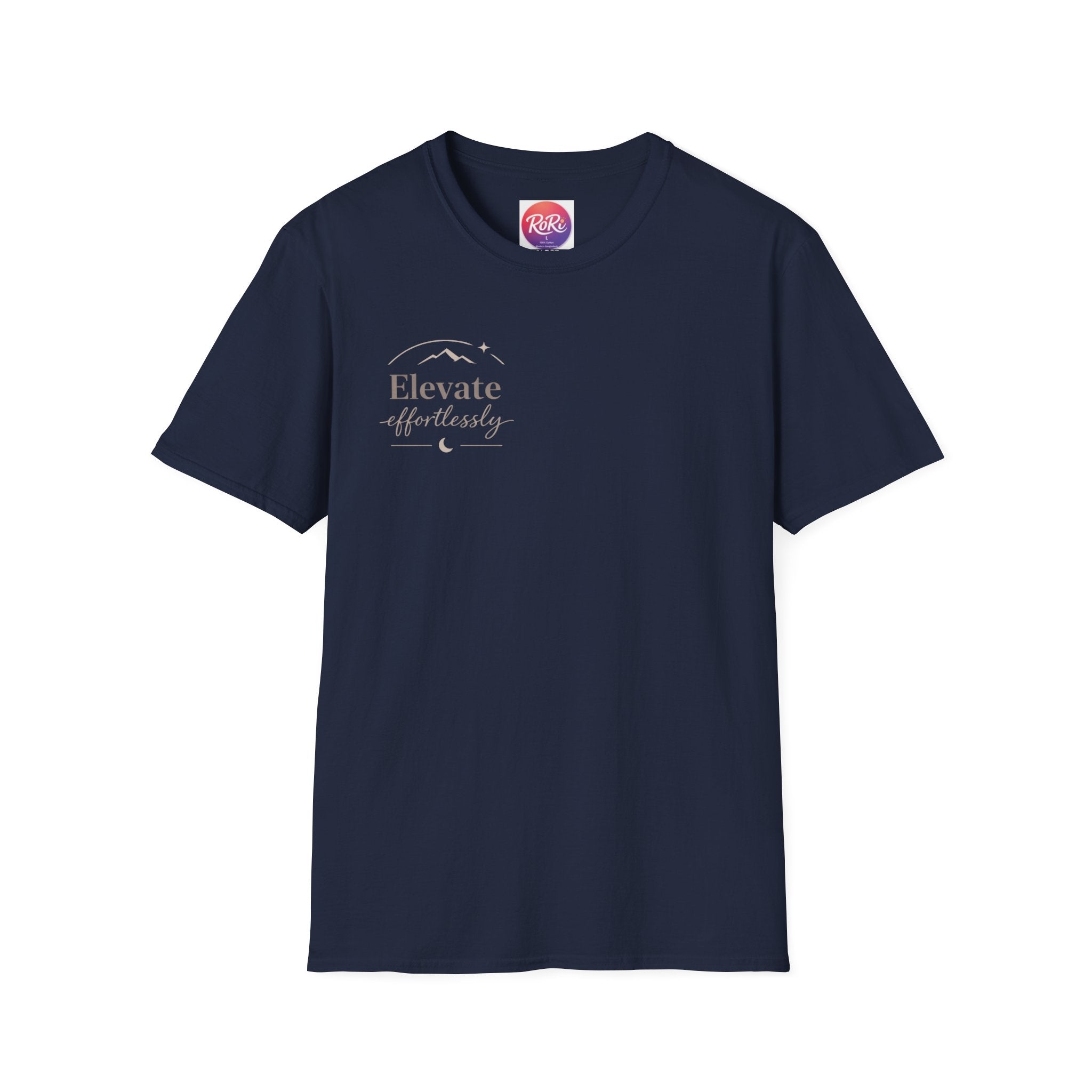 T-Shirt — "Elevate Afterwards" Minimalist Script Tee