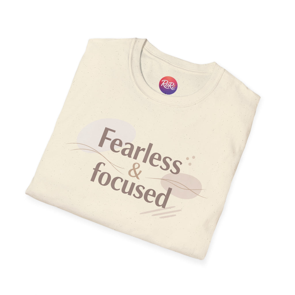 Fearless & Focused Graphic Tee — Motivational Inspirational T-Shirt