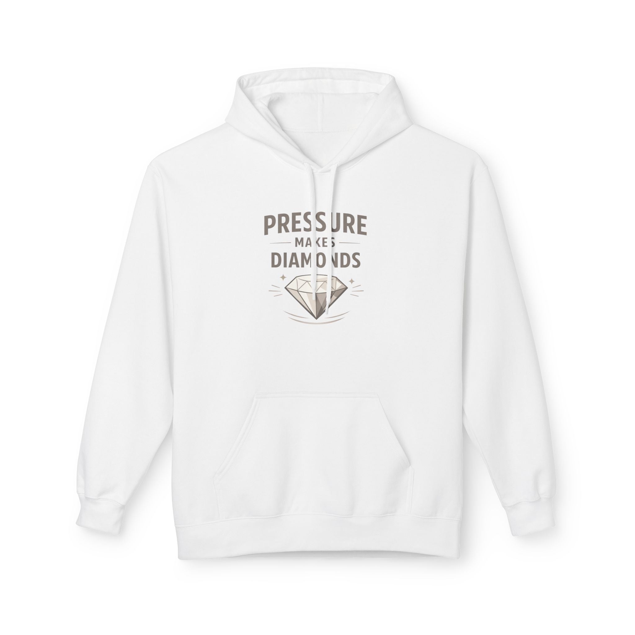 Pressure Makes Diamonds Hoodie — Inspirational Graphic Pullover | RoRi’s Ideas