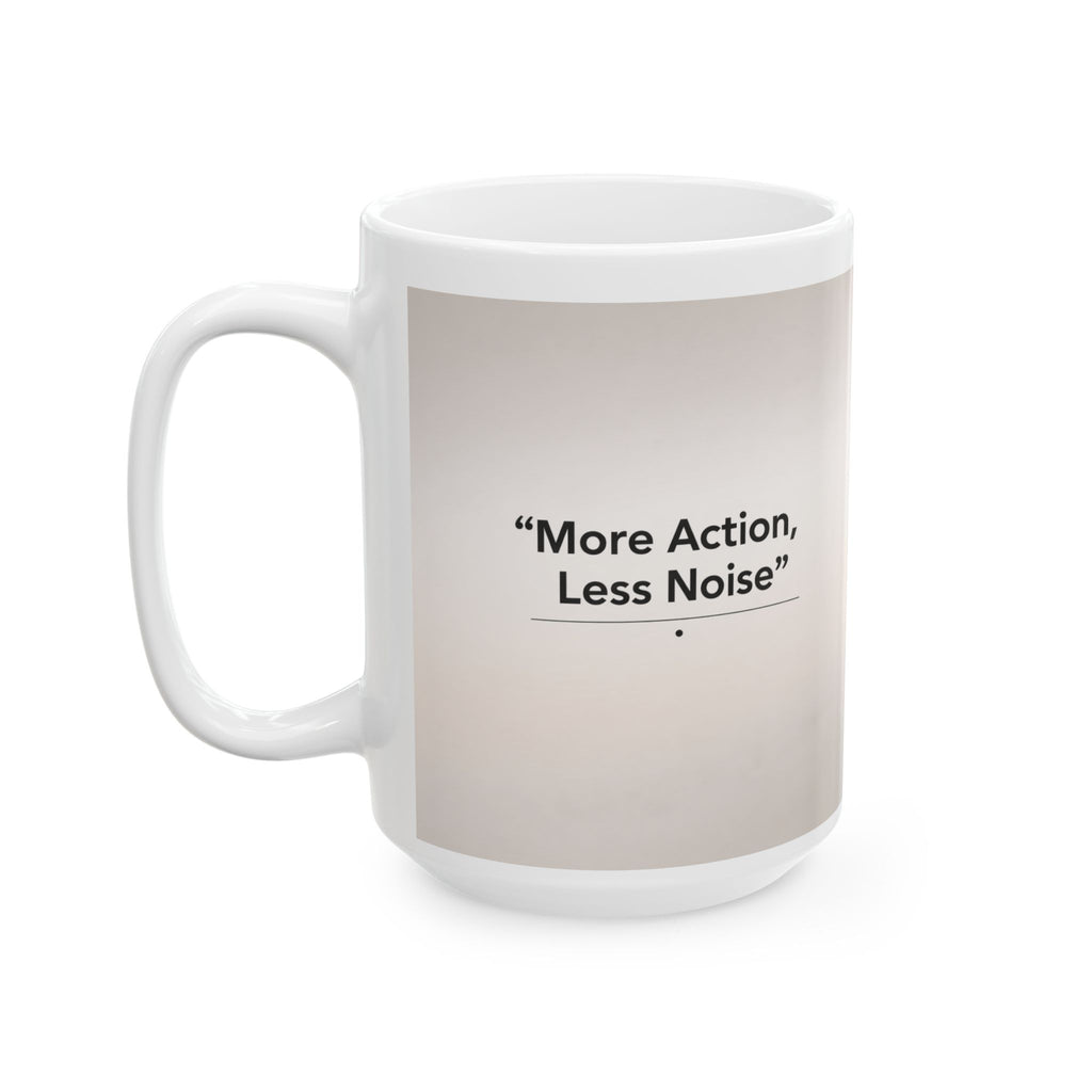 Ceramic Mug — “More Compassion, Less Criticism” Inspirational Coffee Cup I RoRi's Ideas