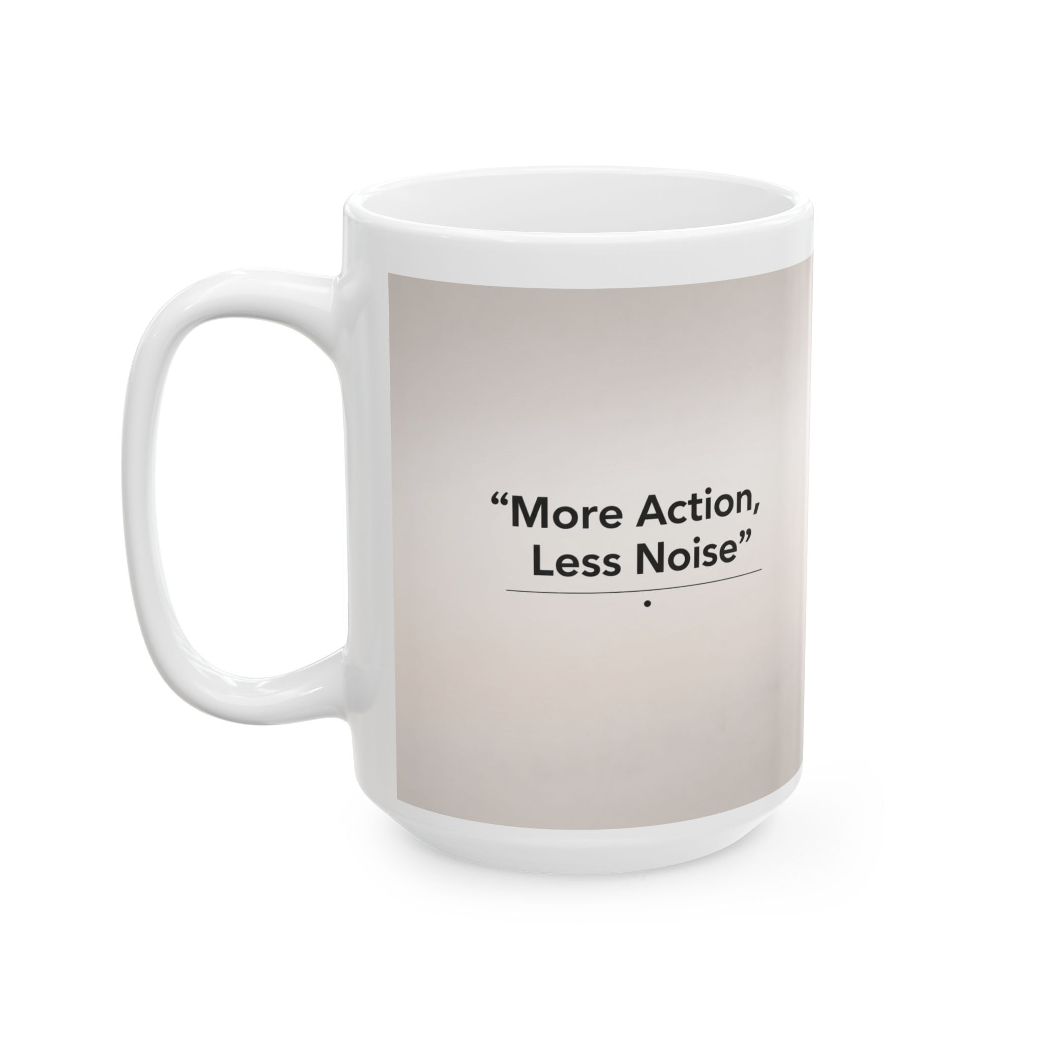 Ceramic Mug — “More Compassion, Less Criticism” Inspirational Coffee Cup I RoRi's Ideas