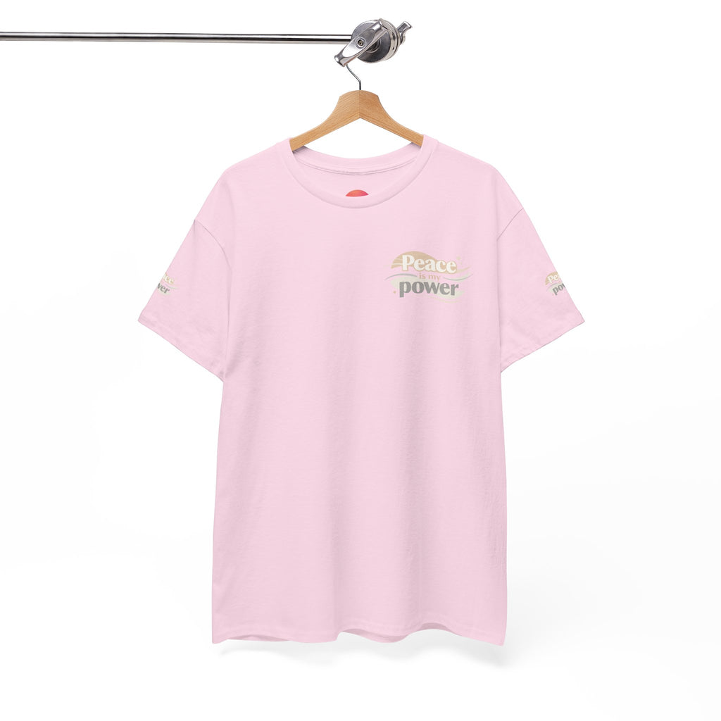 Power Mountain Tee — Minimal Retro Nature Graphic T-Shirt