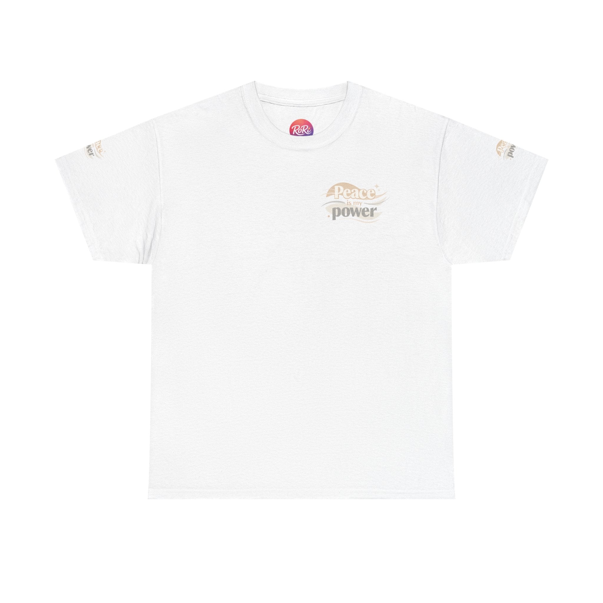 Power Mountain Tee — Minimal Retro Nature Graphic T-Shirt