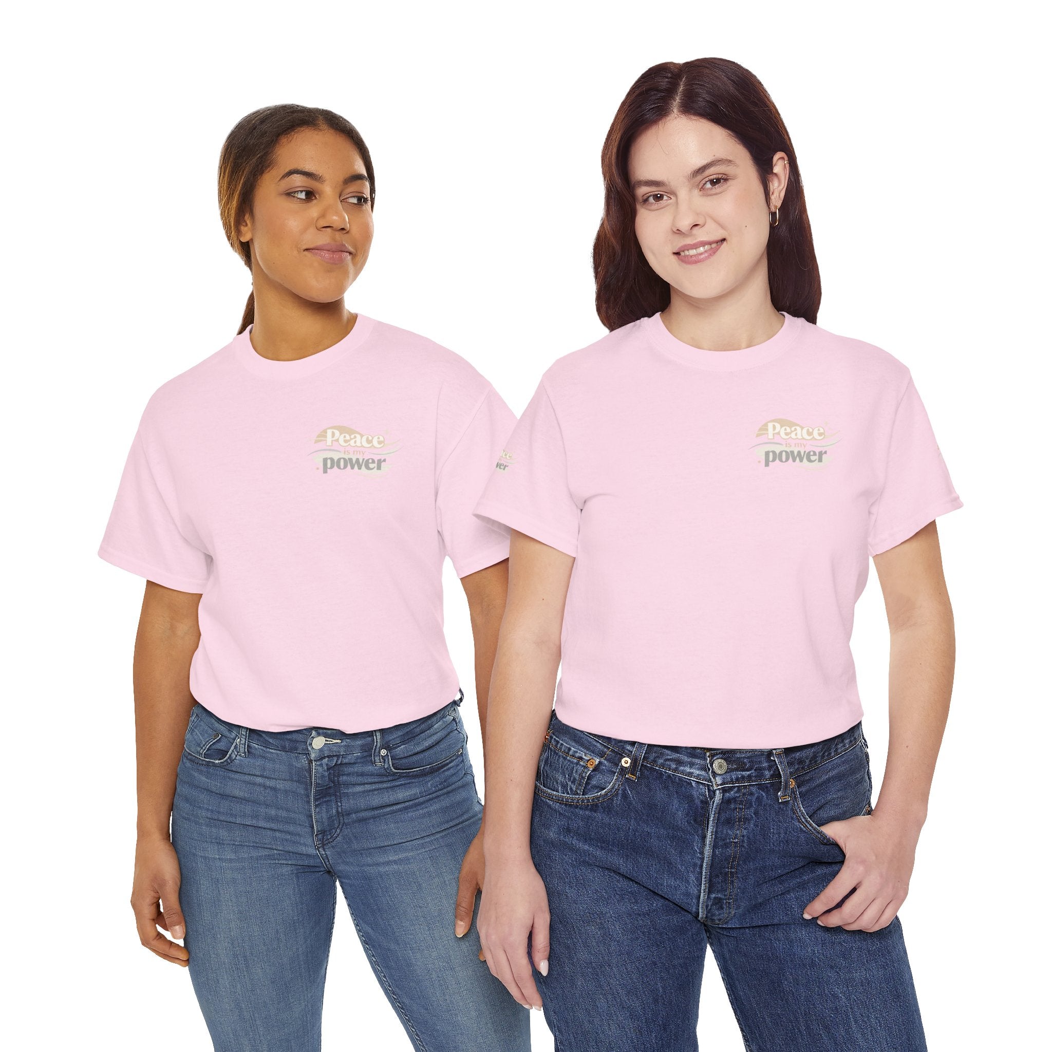 Power Mountain Tee — Minimal Retro Nature Graphic T-Shirt