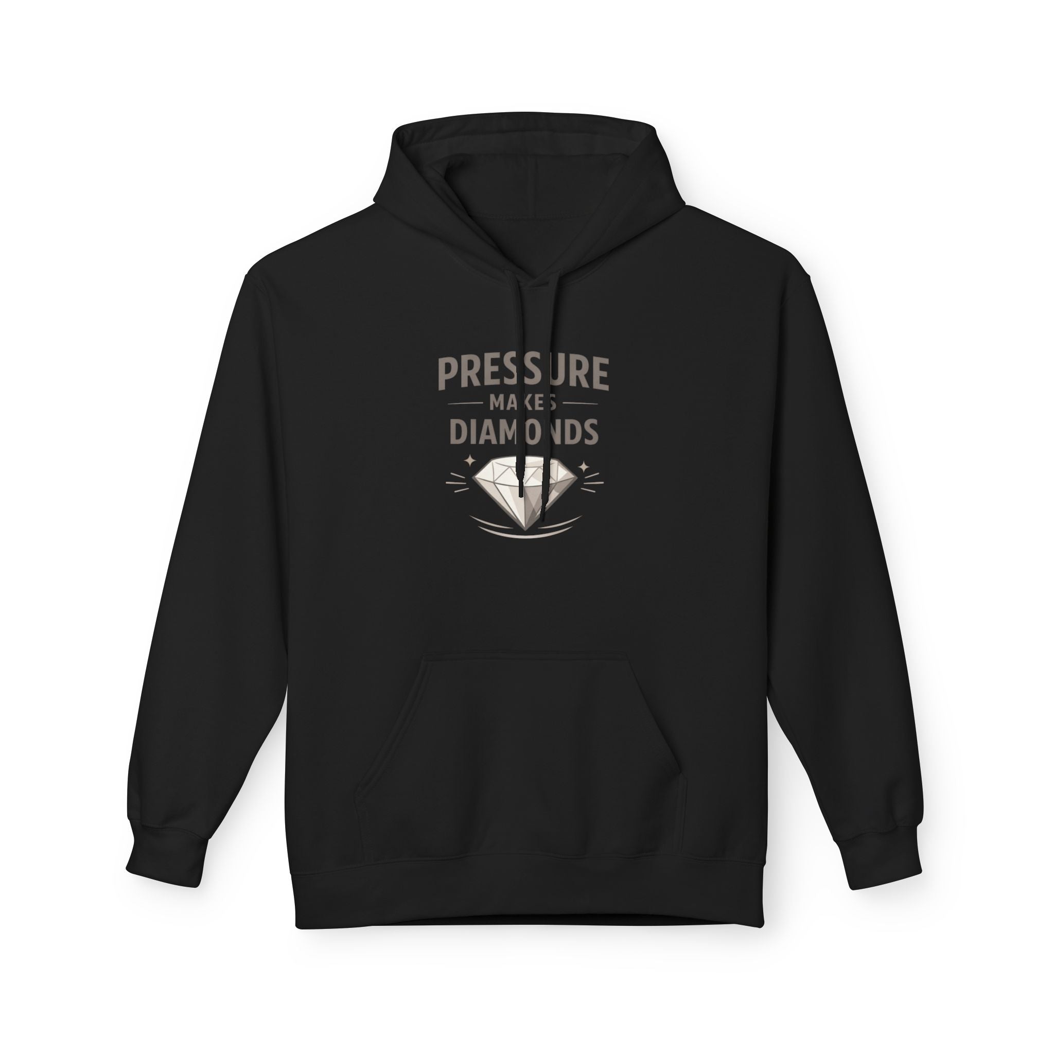 Pressure Makes Diamonds Hoodie — Inspirational Graphic Pullover | RoRi’s Ideas