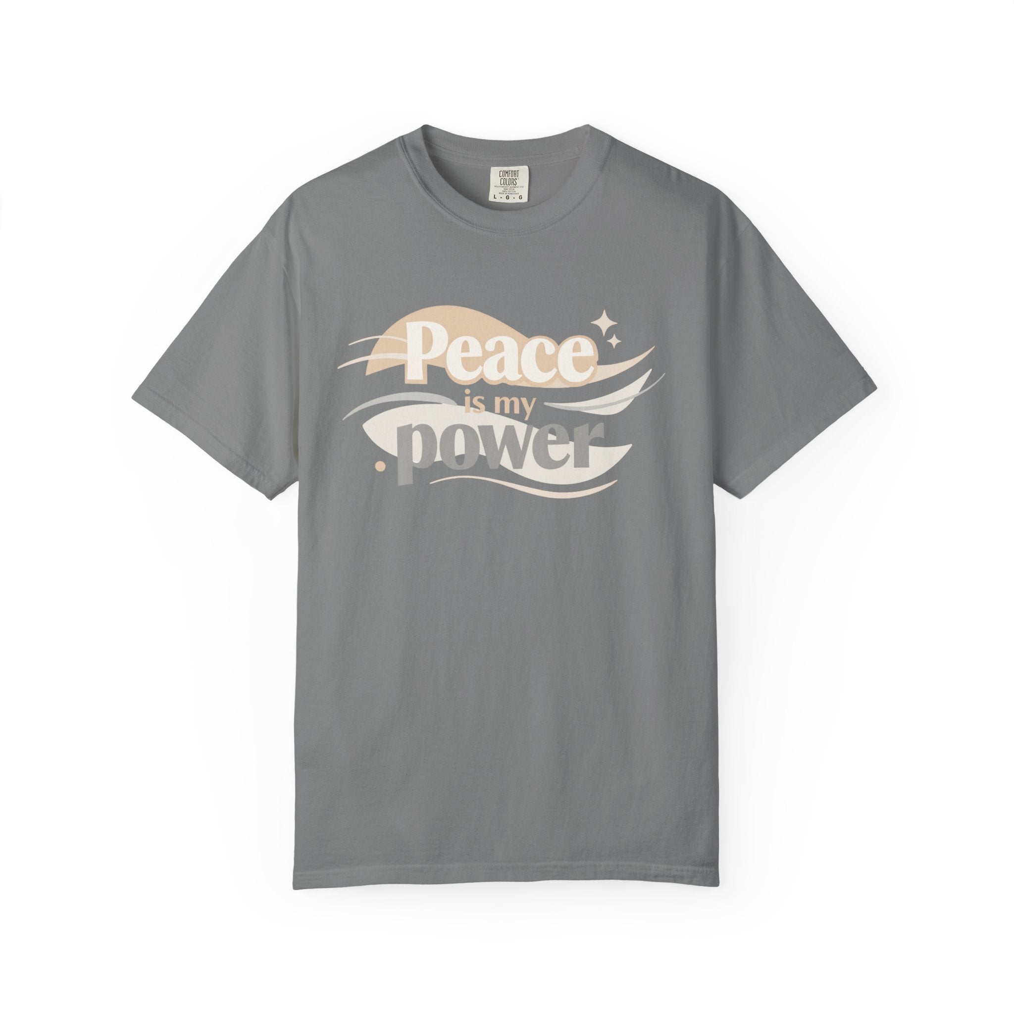 Peace Is My Power T-Shirt — Retro Peace Vibes Tee | RoRi’s Ideas