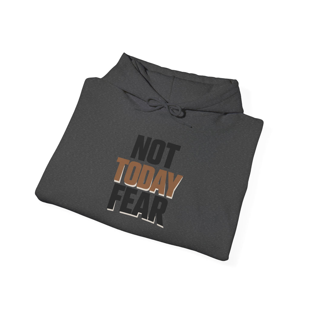 Not Today Fear Hoodie — Inspirational Motivational Pullover