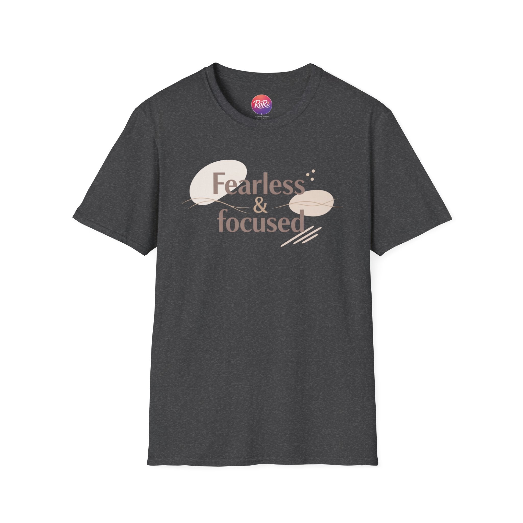 Fearless & Focused Graphic Tee — Motivational Inspirational T-Shirt