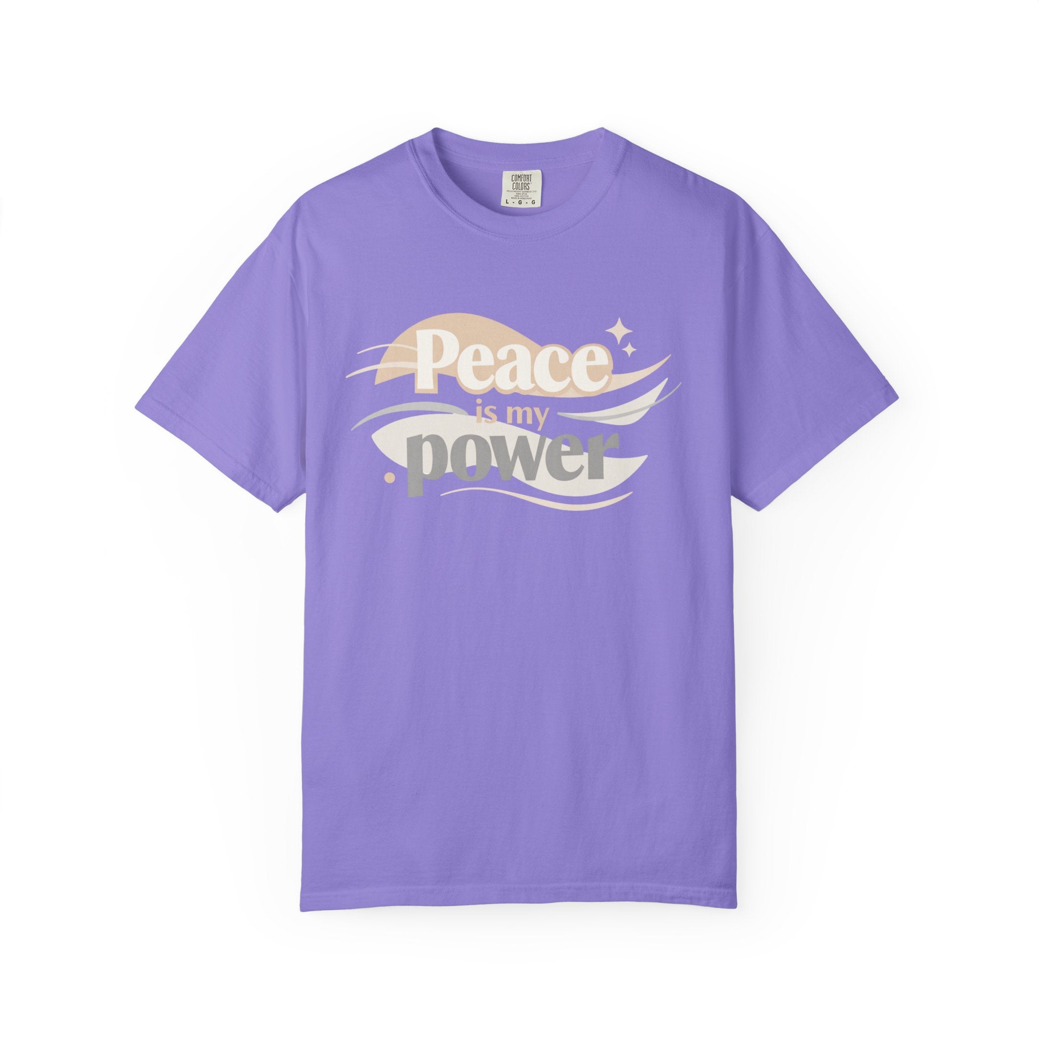 Peace Is My Power T-Shirt — Retro Peace Vibes Tee | RoRi’s Ideas