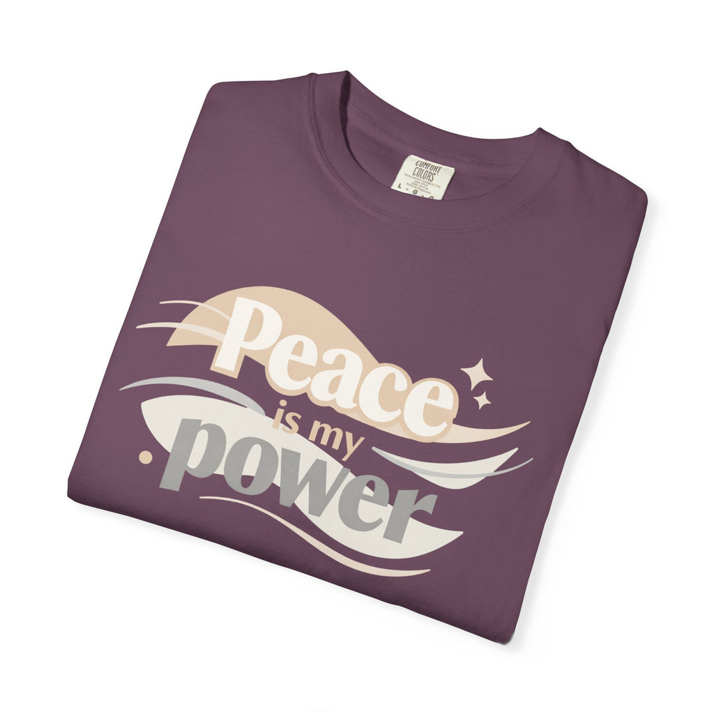 Peace Is My Power T-Shirt — Retro Peace Vibes Tee | RoRi’s Ideas
