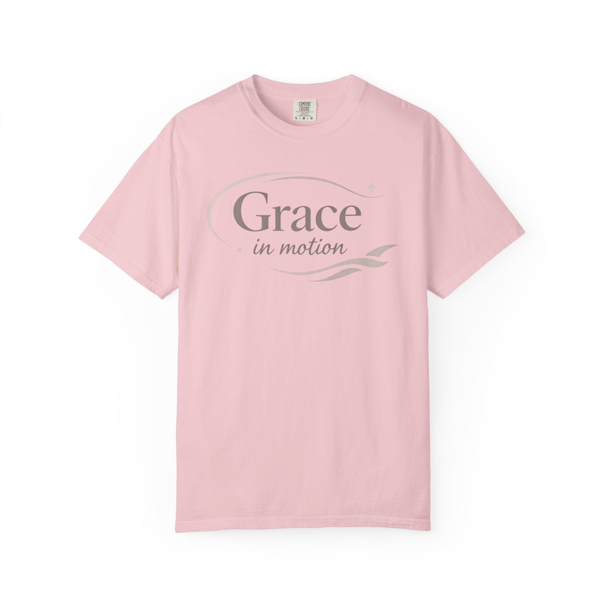 Grace in Motion T-Shirt — "Flow, don’t force" Inspirational Graphic Tee