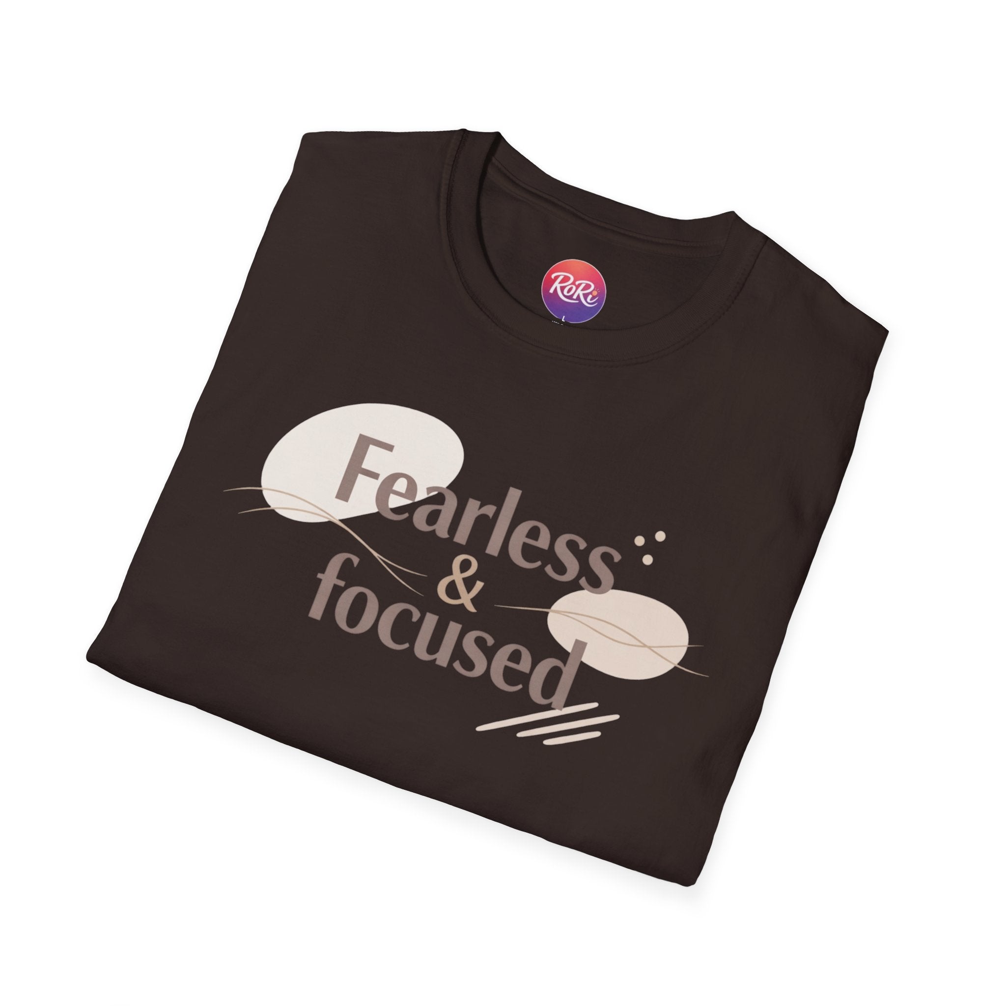 Fearless & Focused Graphic Tee — Motivational Inspirational T-Shirt