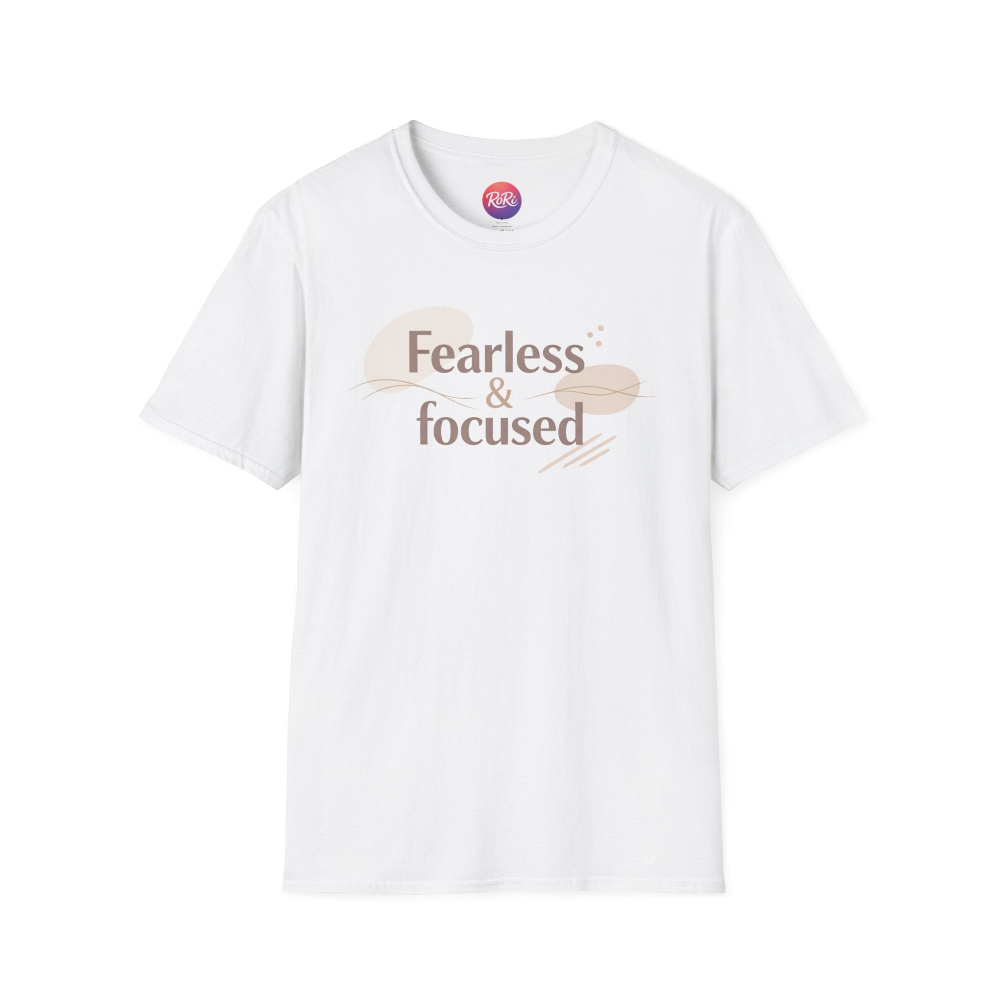 Fearless & Focused Graphic Tee — Motivational Inspirational T-Shirt